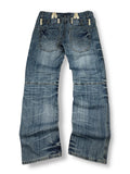 Y2K Jeans Blau washed| M-L