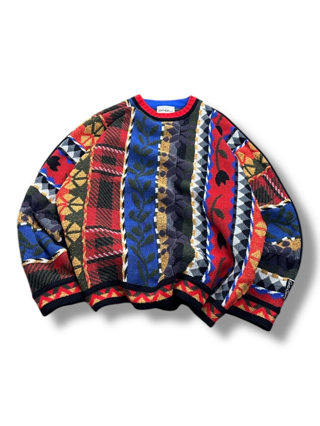 1990s Carlo Colucci bunt flower Made in Germany Sweater XL