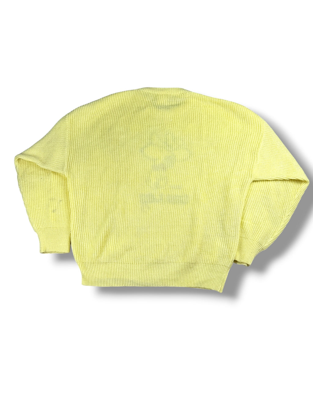 1950s Charles M. Schulz Snoopy Stricksweater Gelb Dallas | Made in Italy | Vintage M