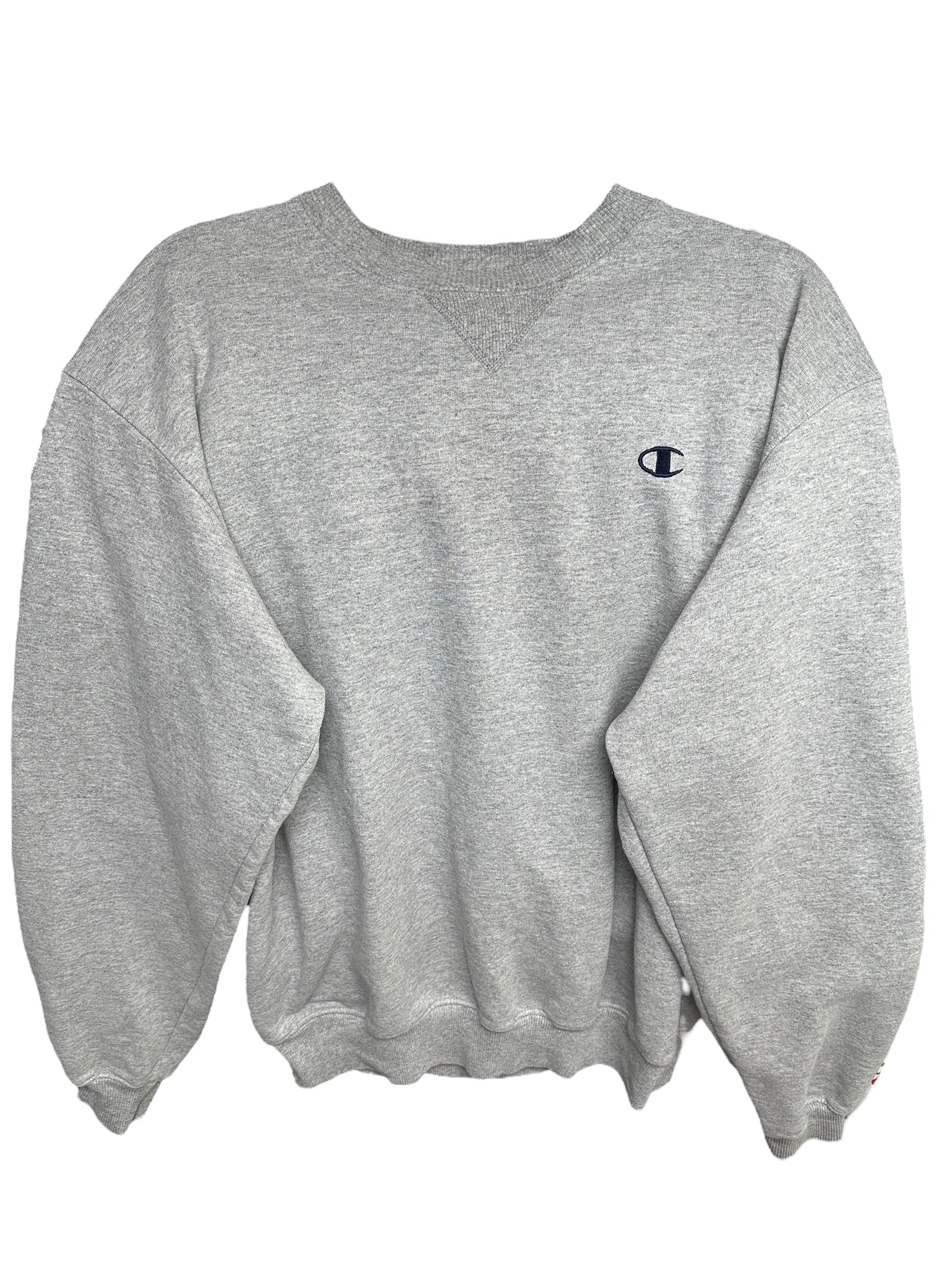 1980s Champion Heavy Sweater Grau M