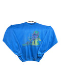 1980s Sweater Baseball Blau Baseball Italy XL