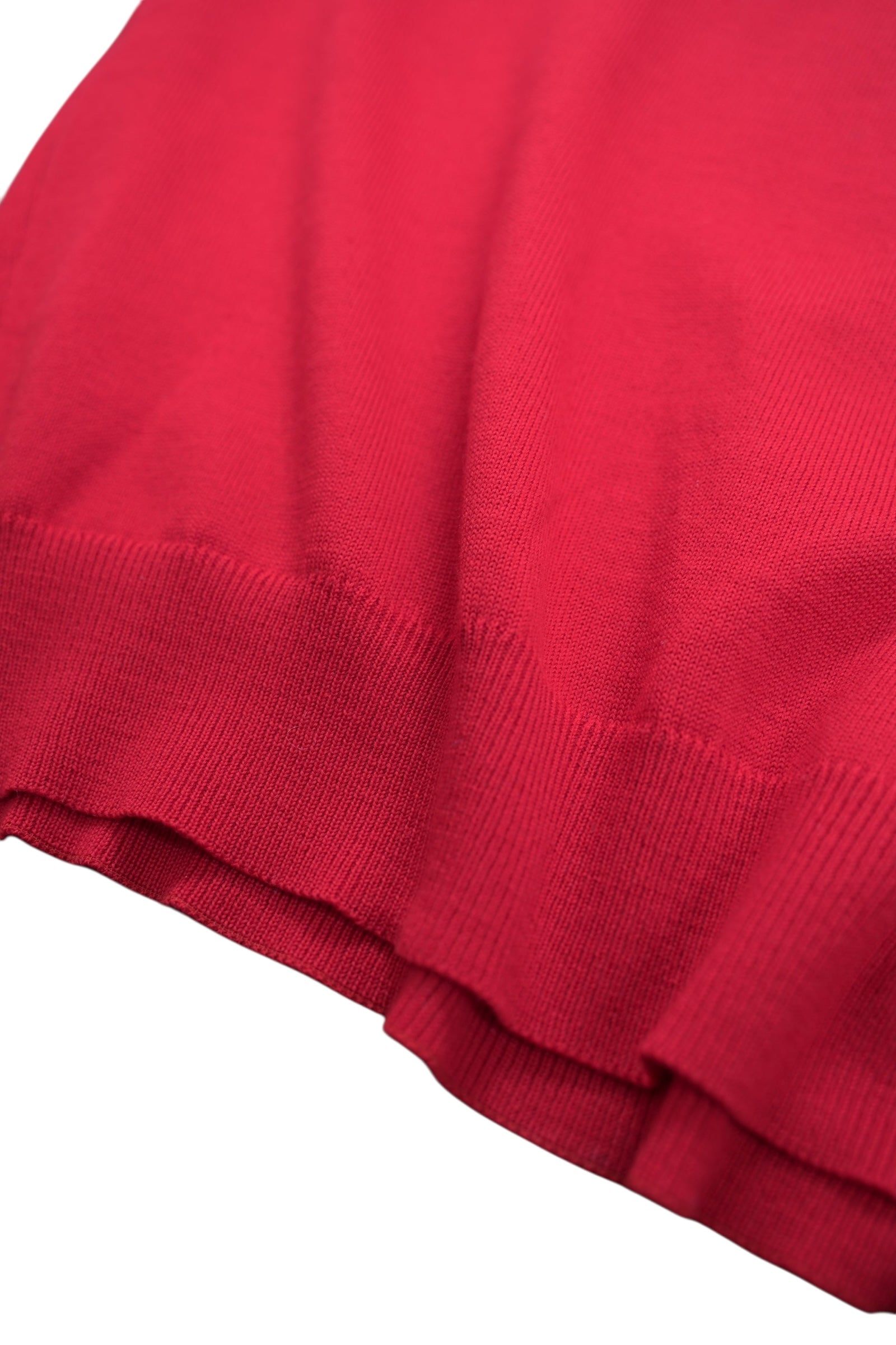 1990s Lacoste Laine Wool Pullunder 7 / XL-XXL Rot