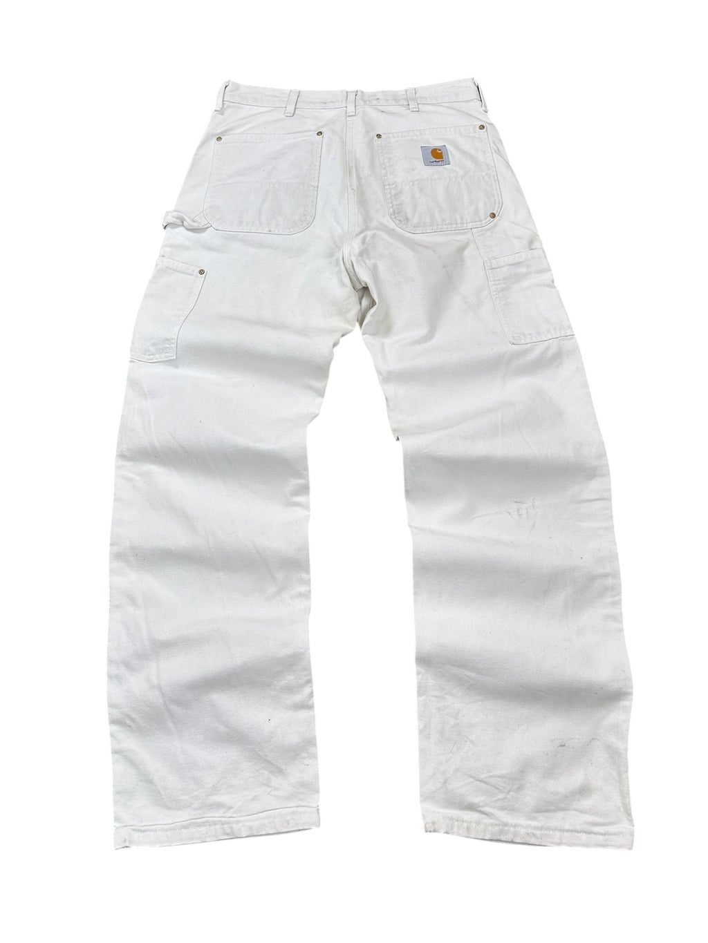 1990s Carhartt Single Knee vintage Weiß USA 32x34