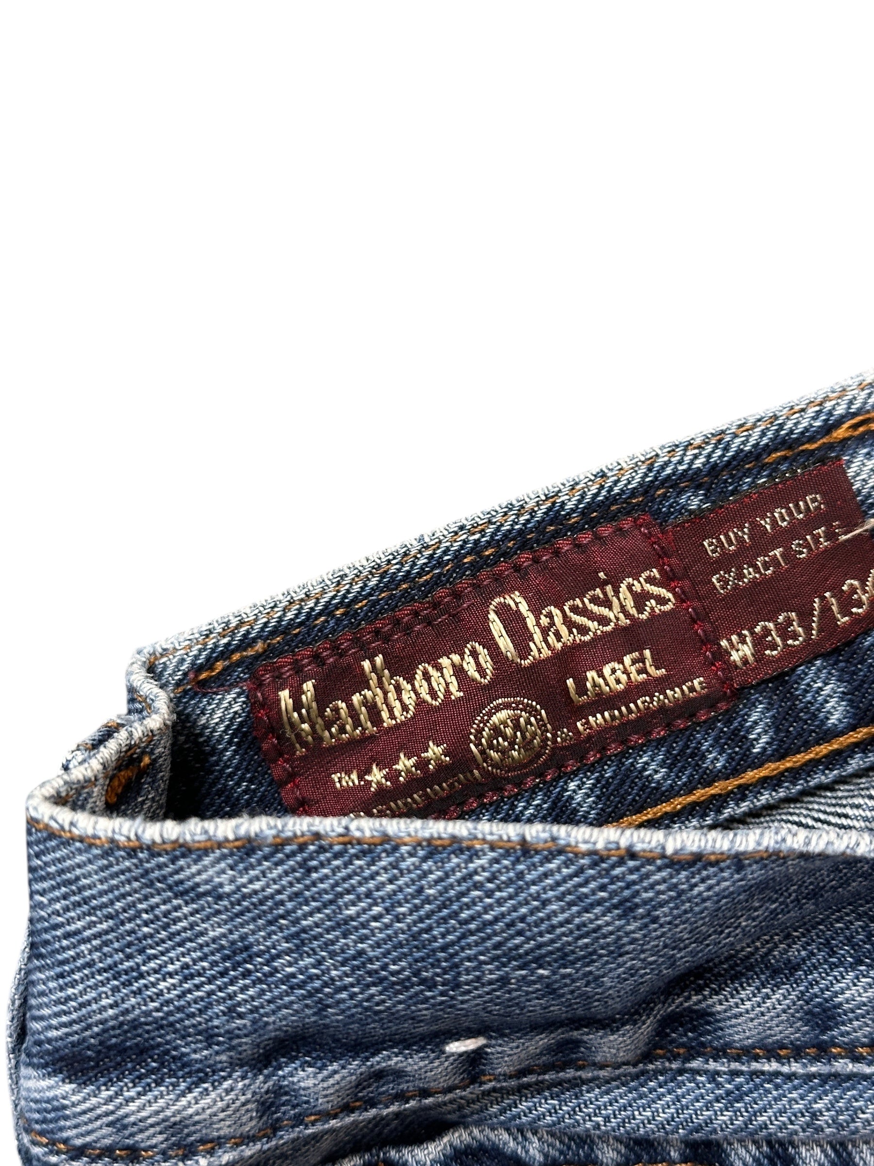 1990s Marlboro vintage Jeans Blau straight W33 L34
