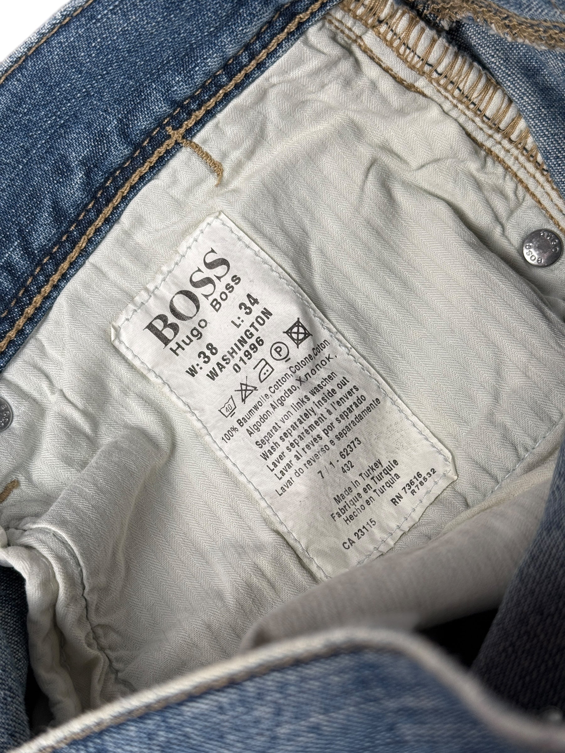 2000s Hugo Boss Washington Jeans Blau Washed | L
