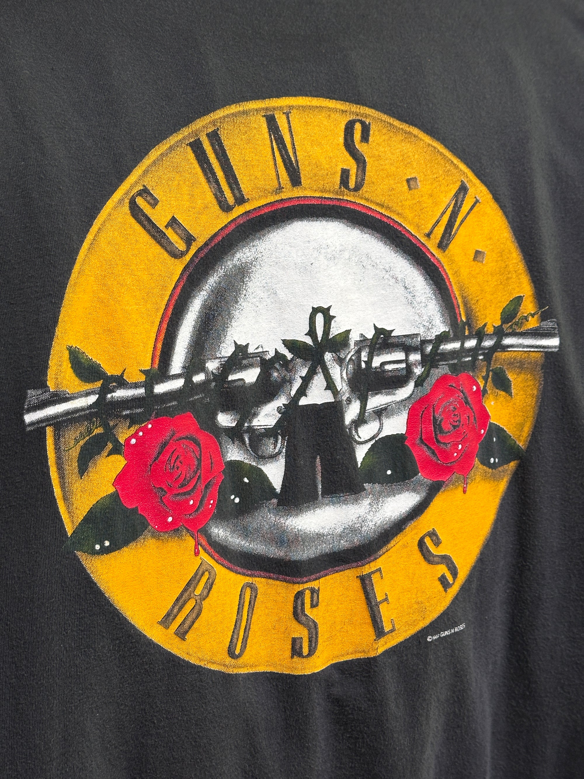 1987 Guns N’ Roses Vintage Band T-Shirt | Schwarz L