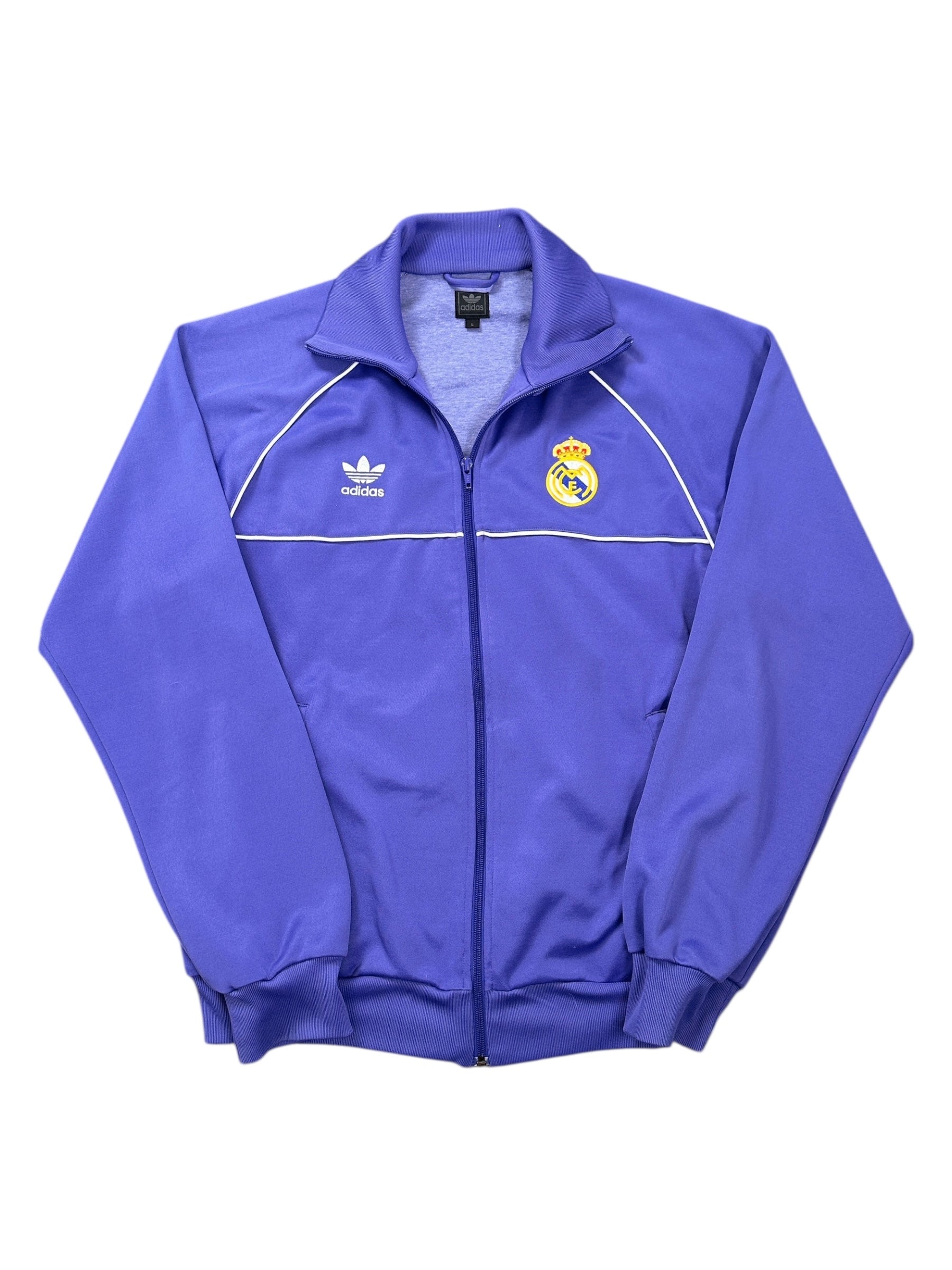 2000s Adidas x Real Madrid Vintage Trainingsjacke | Lila L