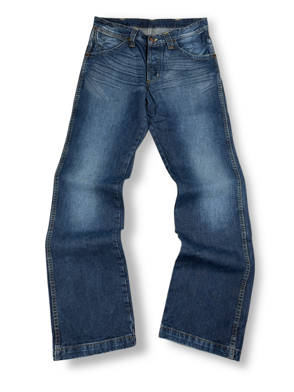 2000s Wrangler Jeans Dunkelblau | S–M
