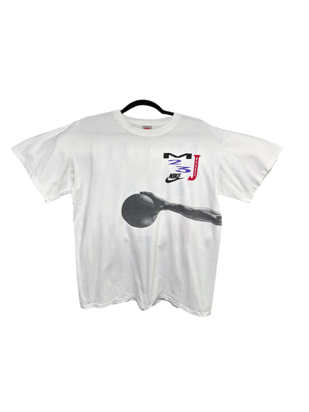 1990s Vintage Nike Michael Jordan Single Stitch T-Shirt | Weiß XL