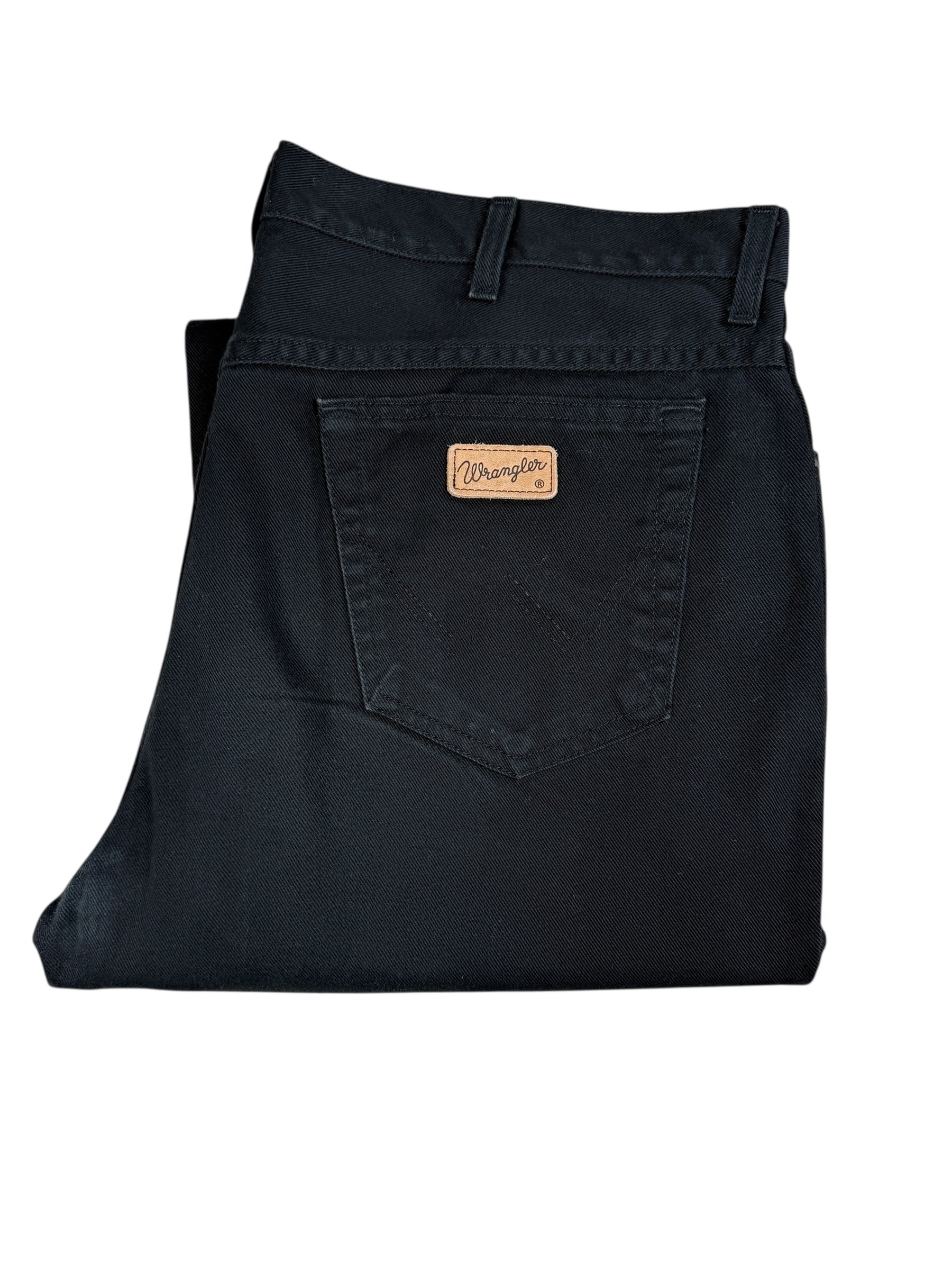 1990s Wrangler Texas Straight Schwarz | XL (kurz)