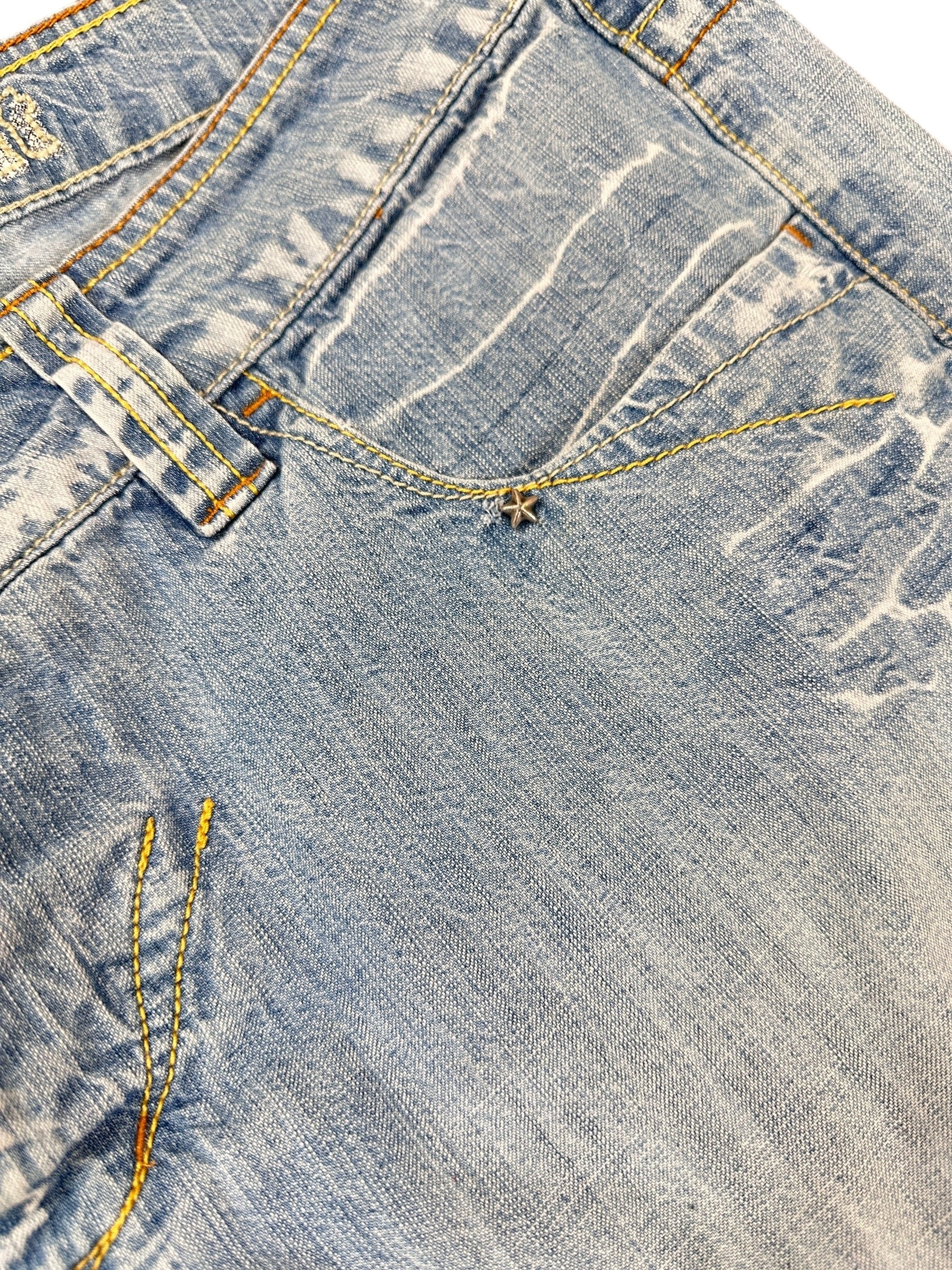 2000s EDC Esprit Vintage baggy Jeans Hellblau Low waist W33 L34