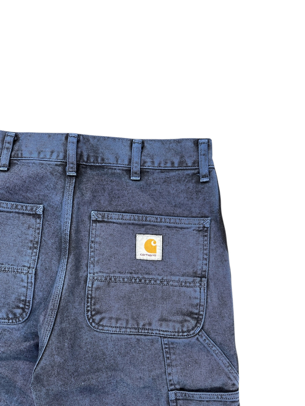 2000s Carhartt Single Knee Dunkelblau Schwarz Jeans W33 L33