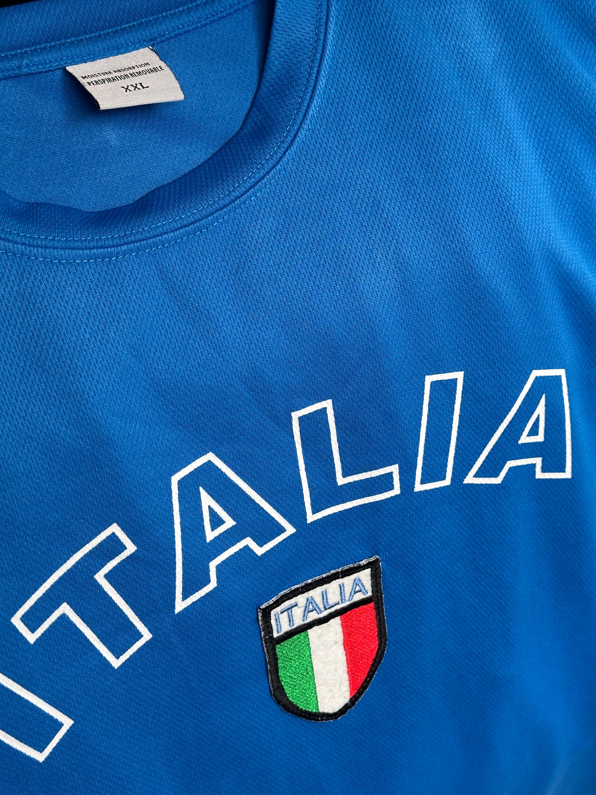 1990s Italia Sport T-Shirt Blau XL-XXL