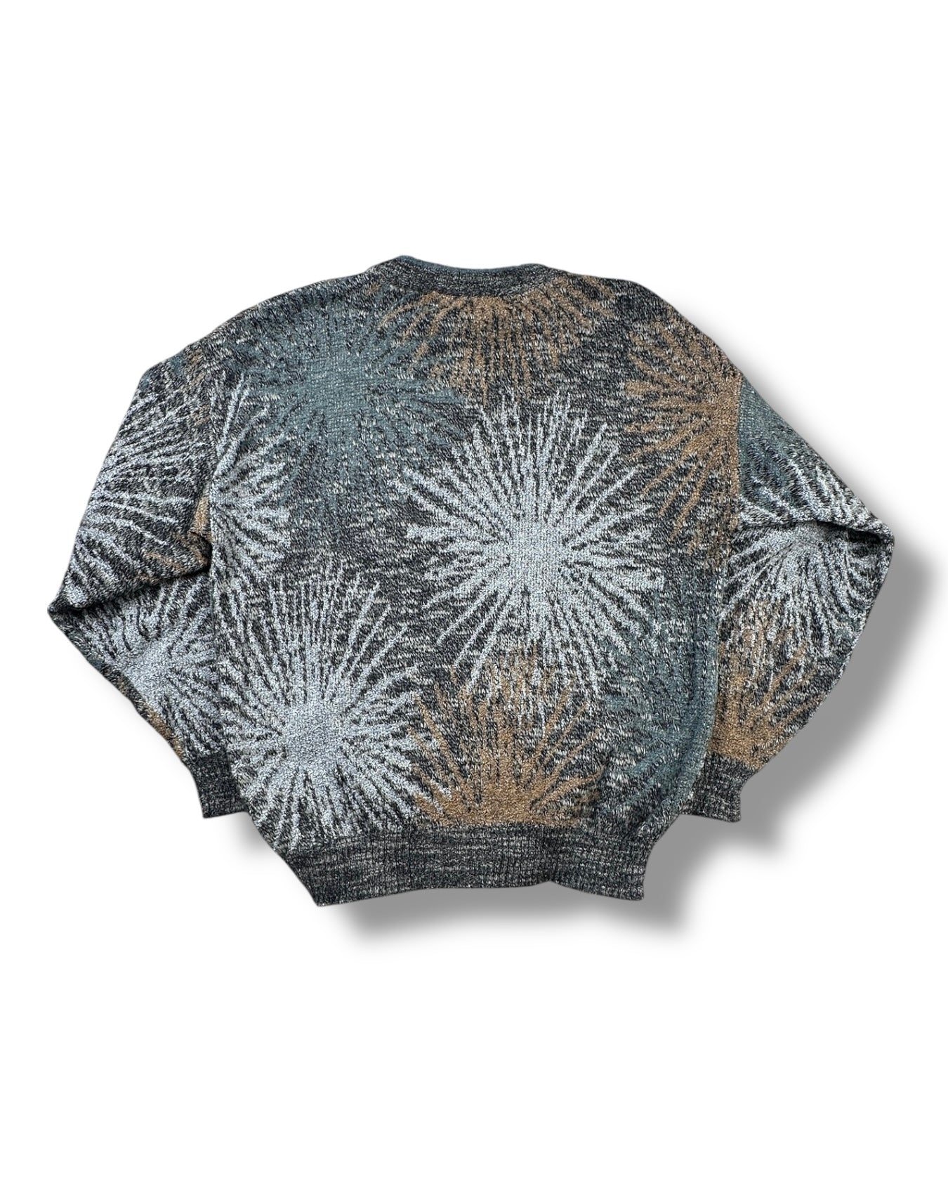 1990s CAMBIO Strickpullover Mehrfarbig Sternmuster | Made in Italy | Vintage L
