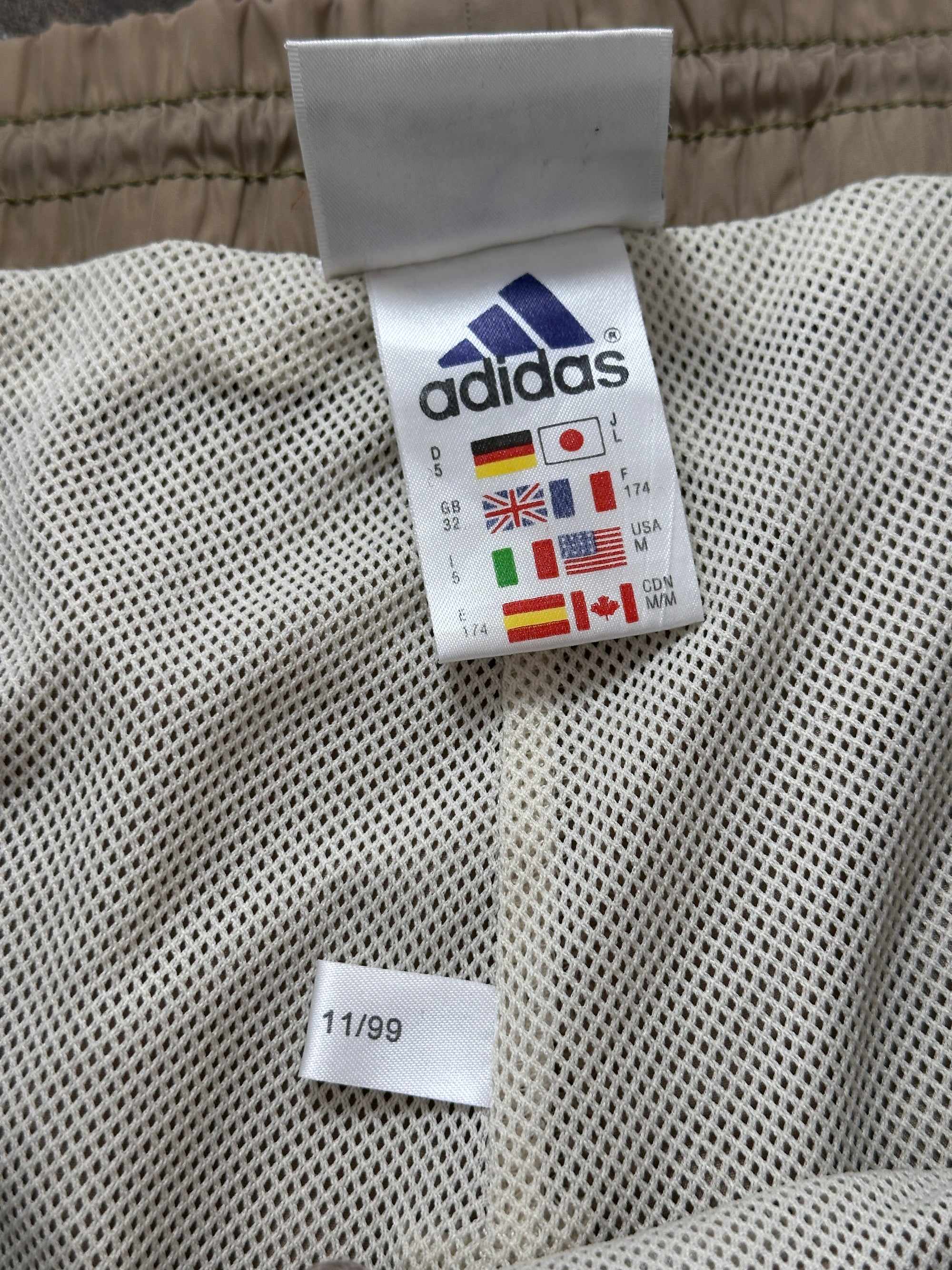 1999 Adidas vintage Trainingshose Beige/ Sand L