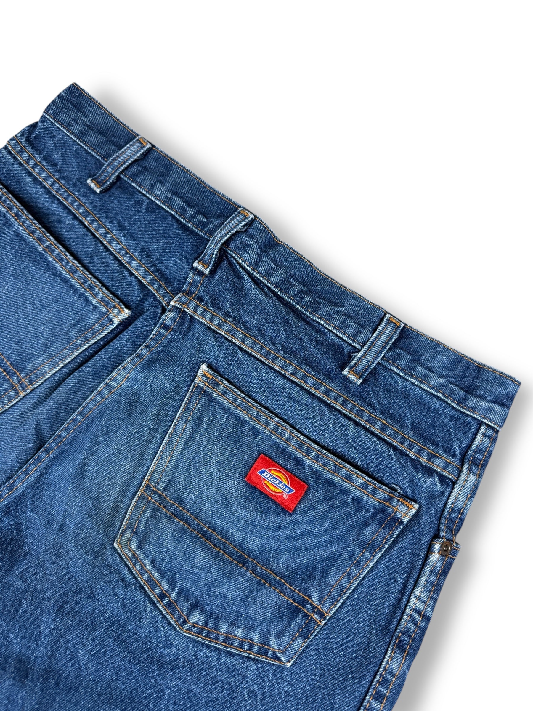 1990s Dickies used Workwear Jeans Blau | M | Vintage