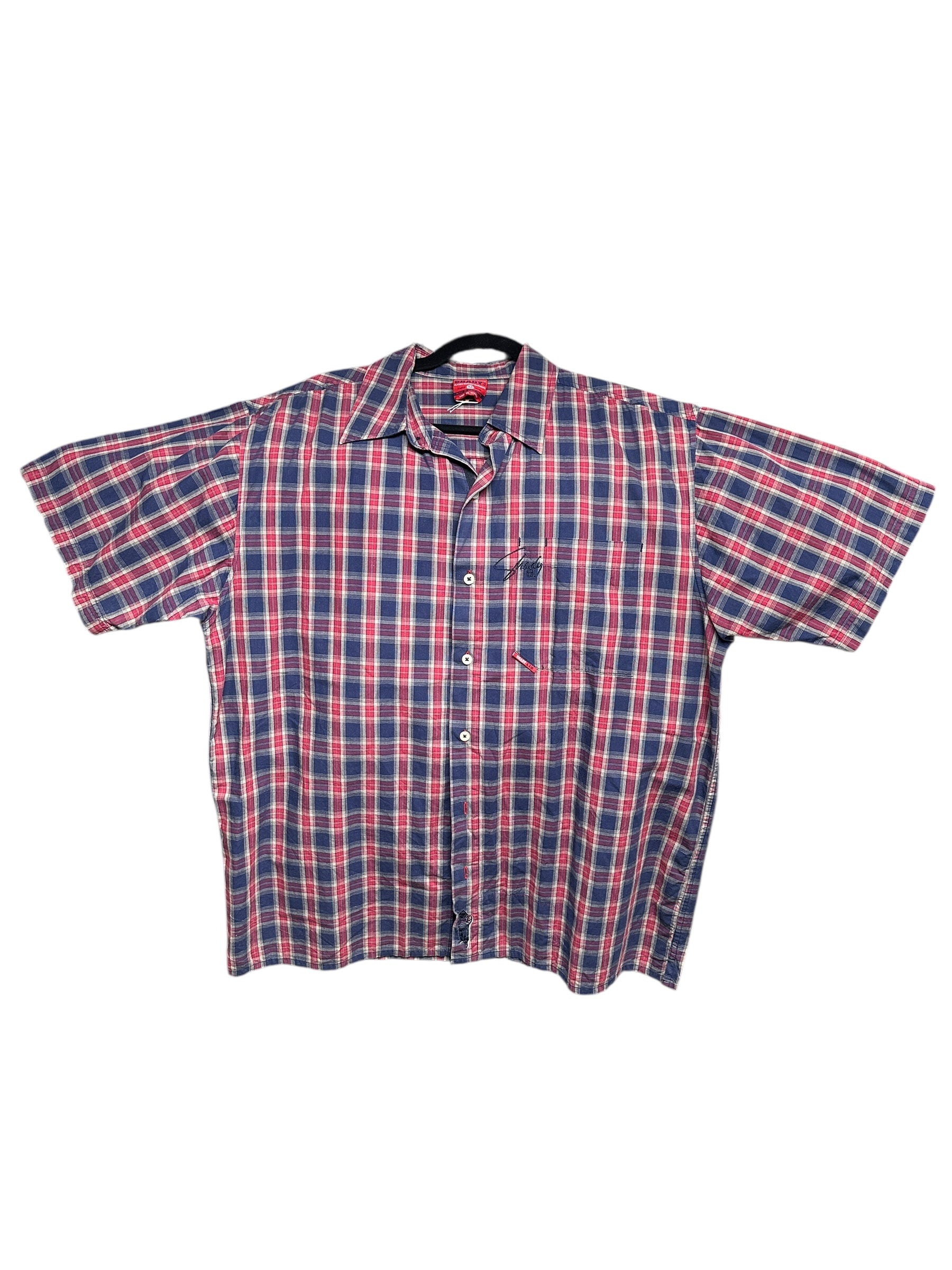 Y2K Eminem Slim Shady Hemd Rot Kariert XL | Men’s