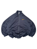 1990s Nike Trainingsjacke Backswoosh Schwarz Orange XL