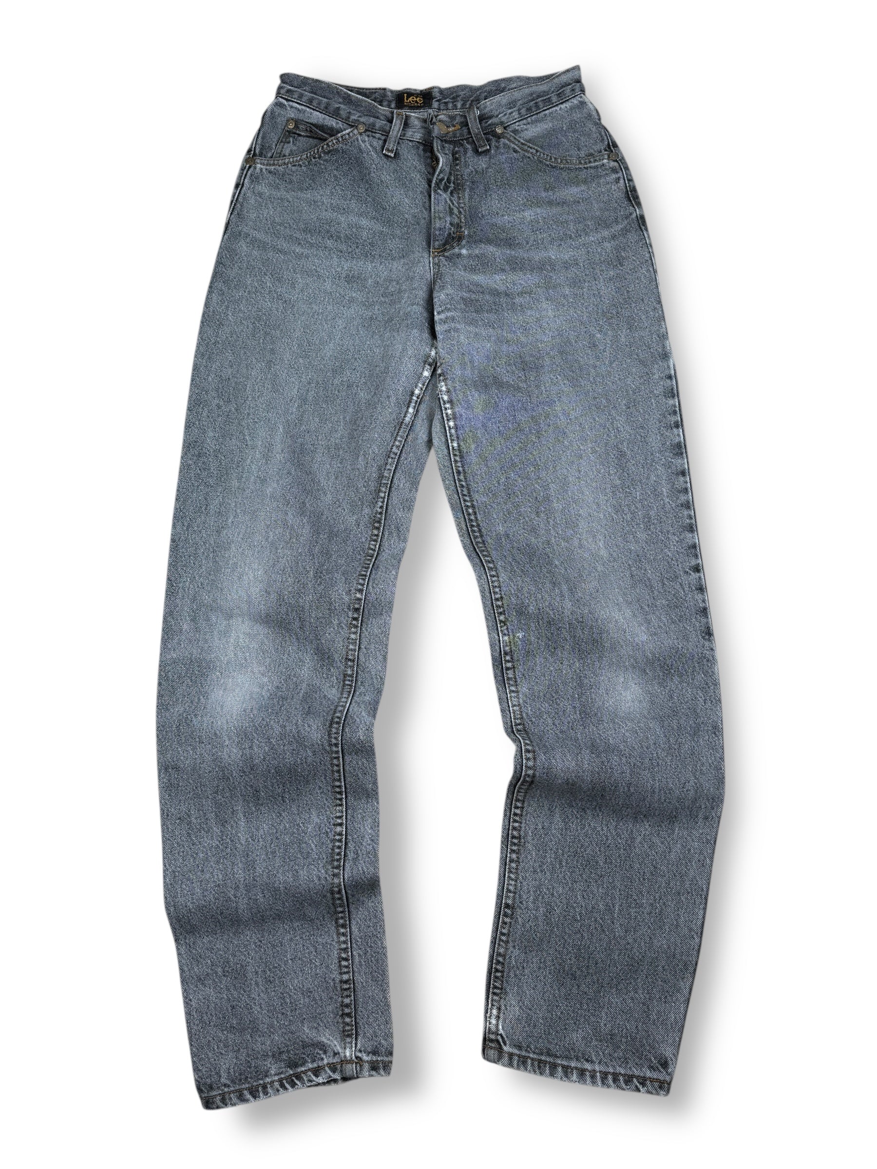 1990s Lee Jeans Grey Washed Denim | Size M (W30 L36) | Vintage