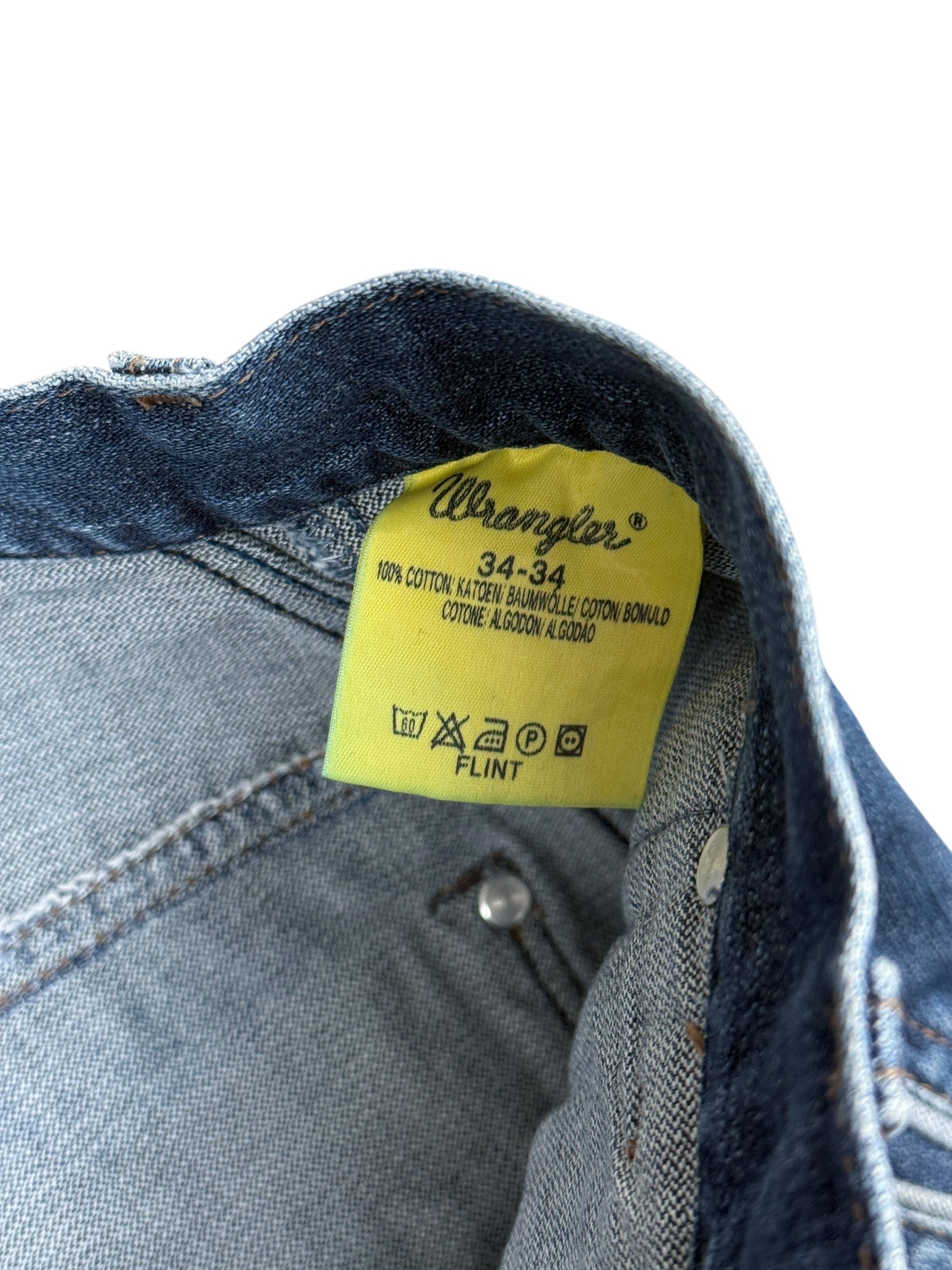 2000s Wrangler Flint Jeans Blau | L