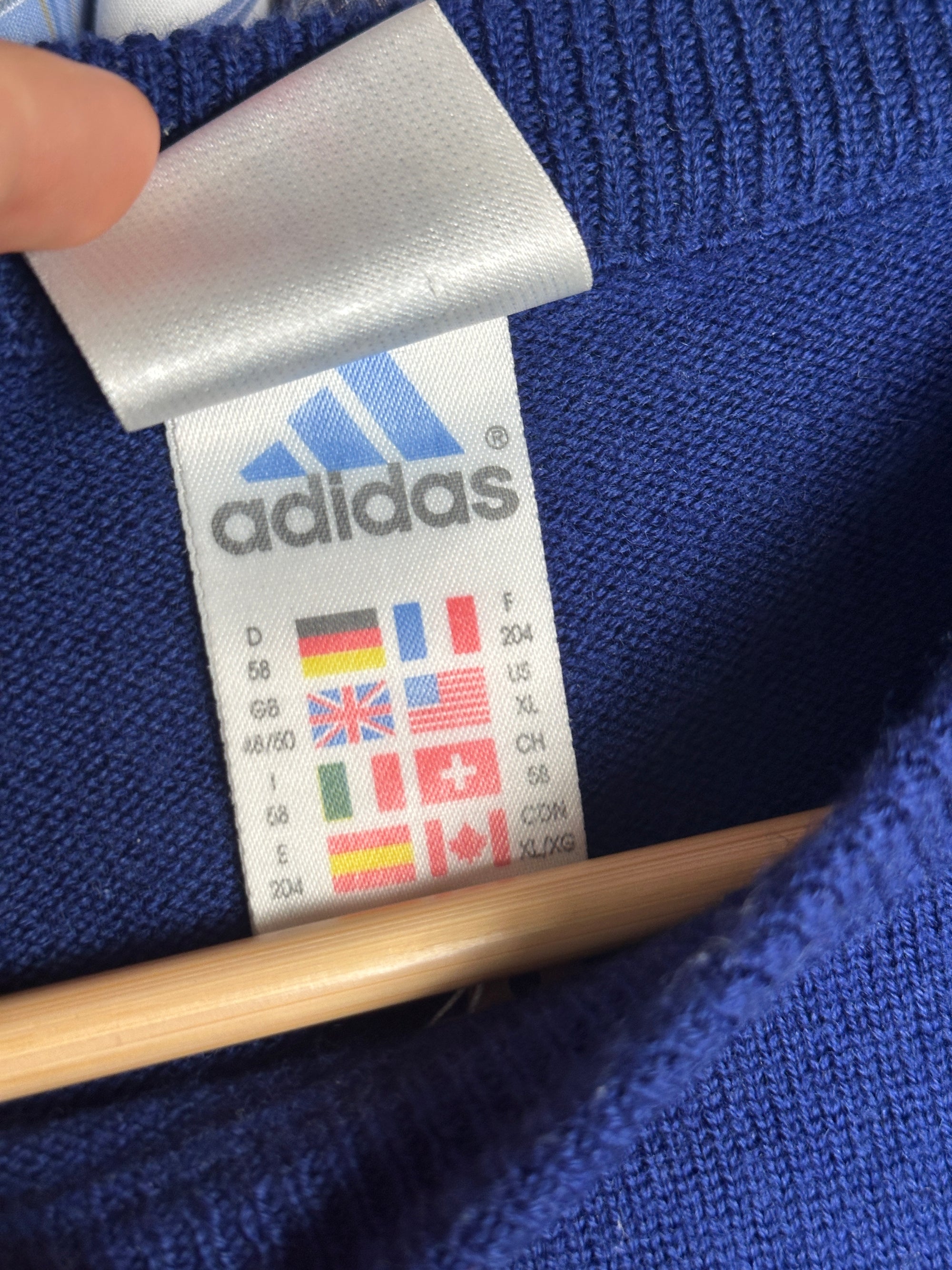 1990s Adidas Laine Wool Sweater
