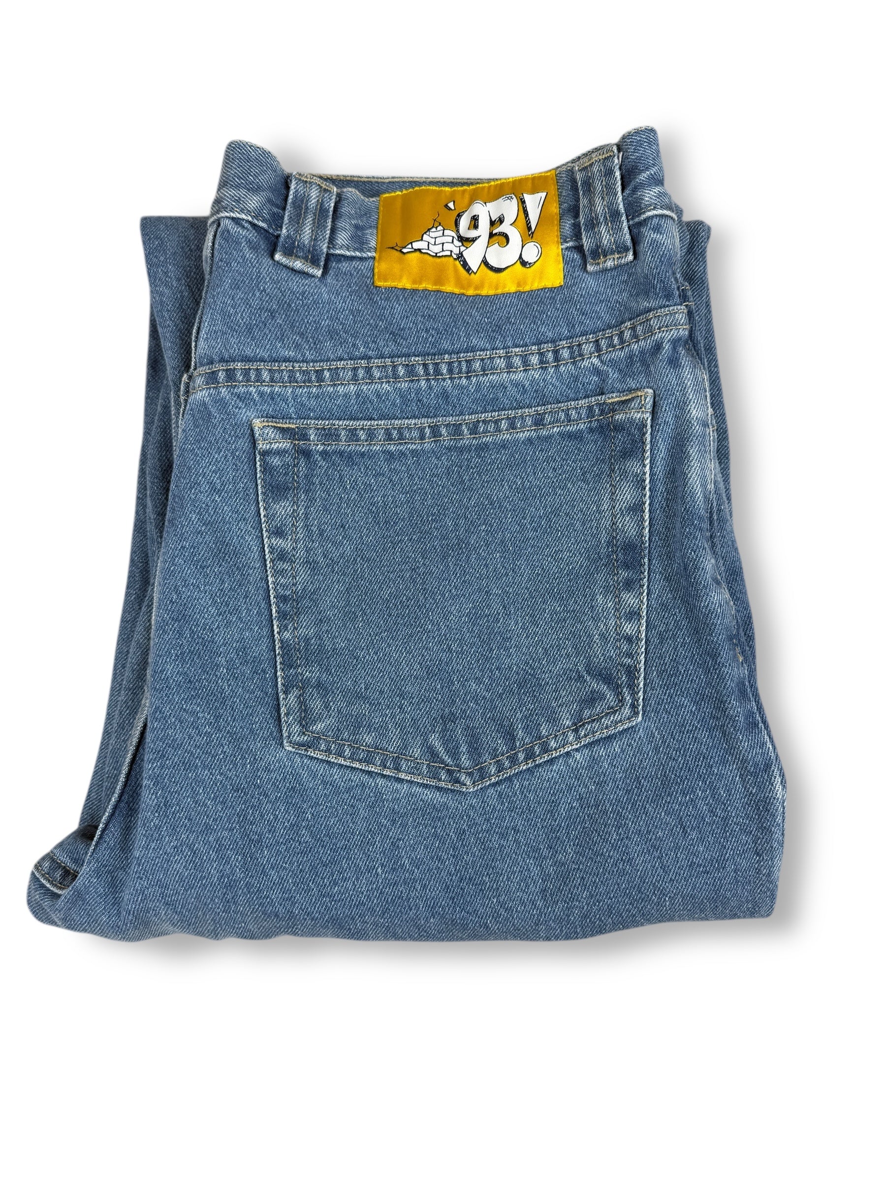 2020s 93Denim Polar Pants baggy Jeans Blau | M