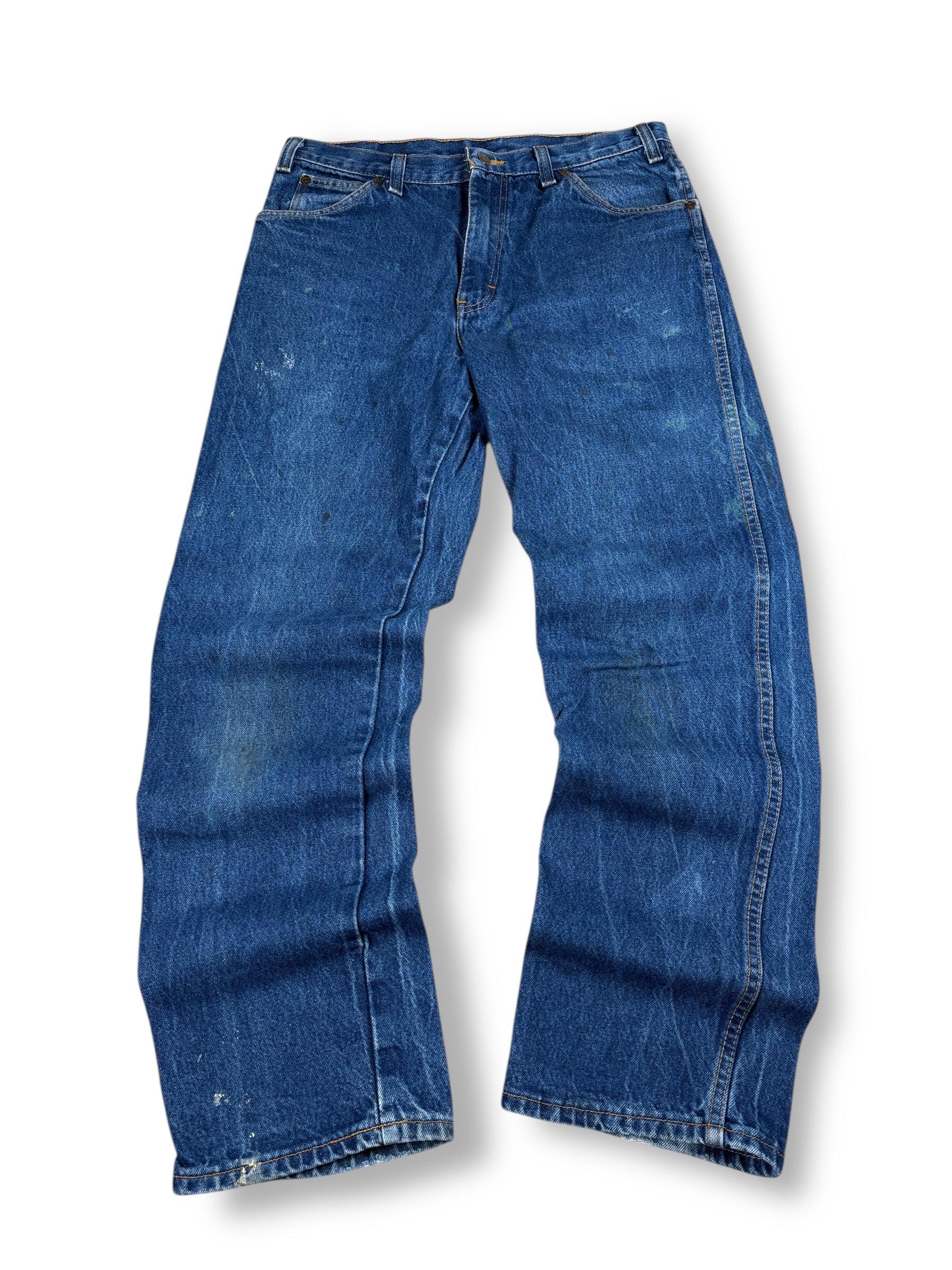 1990s Dickies used Workwear Jeans Blau | M | Vintage