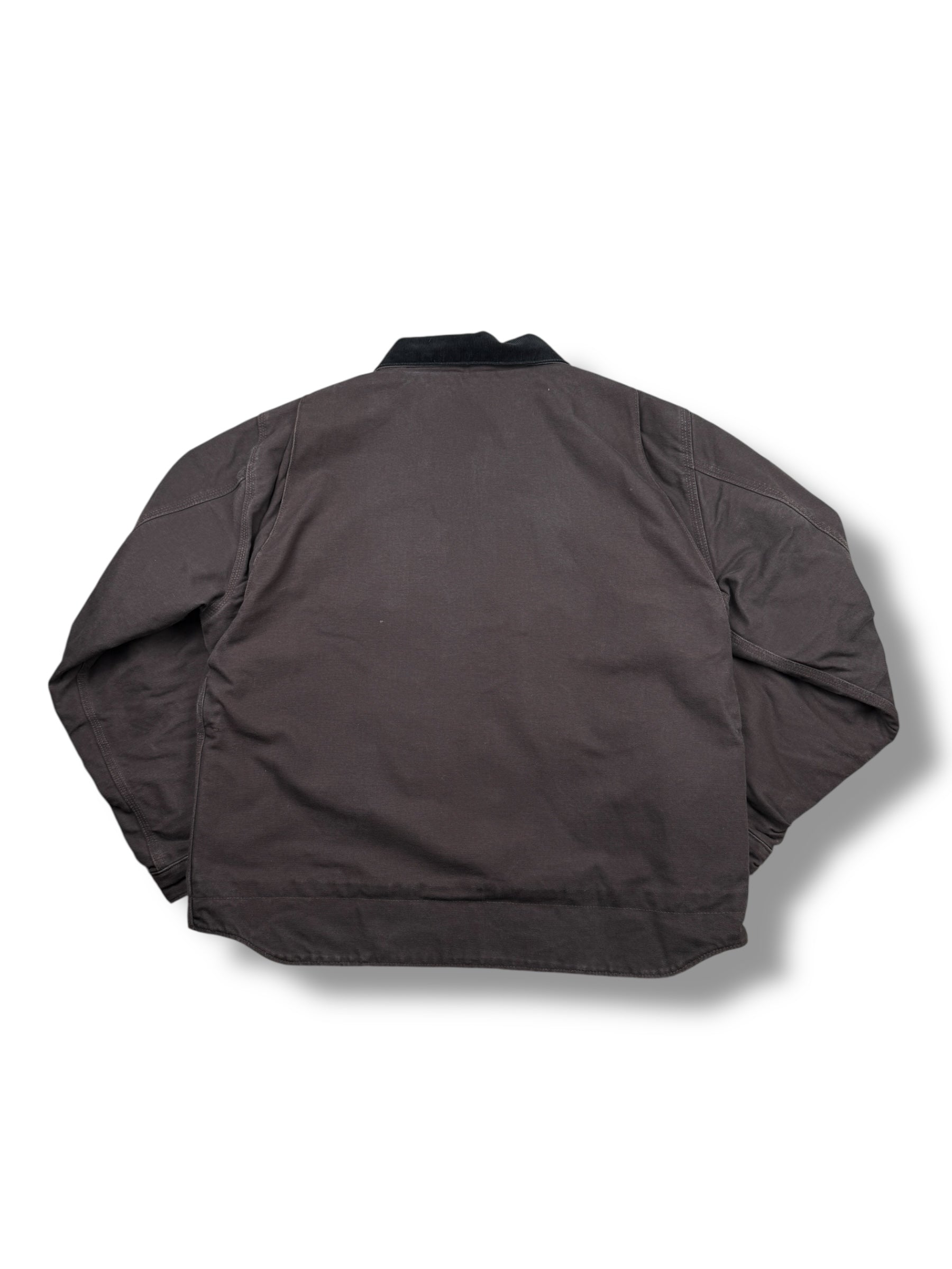 2010s Carhartt Detroit Jacke Dunkelbraun | XL | Made in Mexico | Blanket Lined
