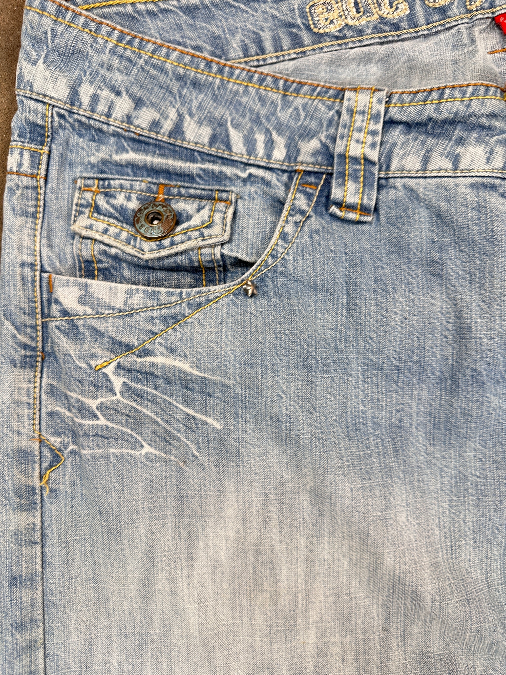 2000s EDC Esprit Vintage baggy Jeans Hellblau Low waist W33 L34