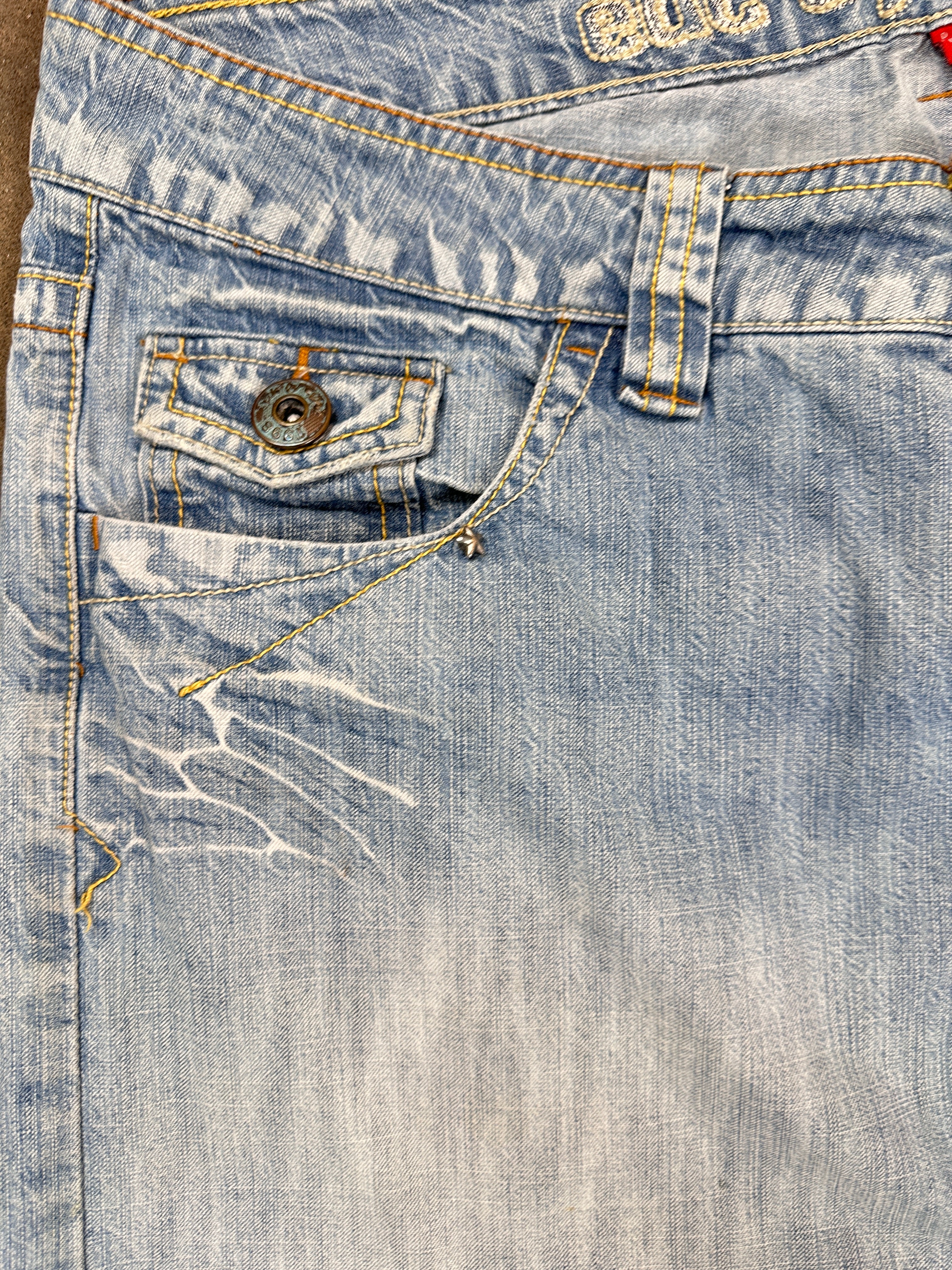 2000s EDC Esprit Vintage baggy Jeans Hellblau Low waist W33 L34