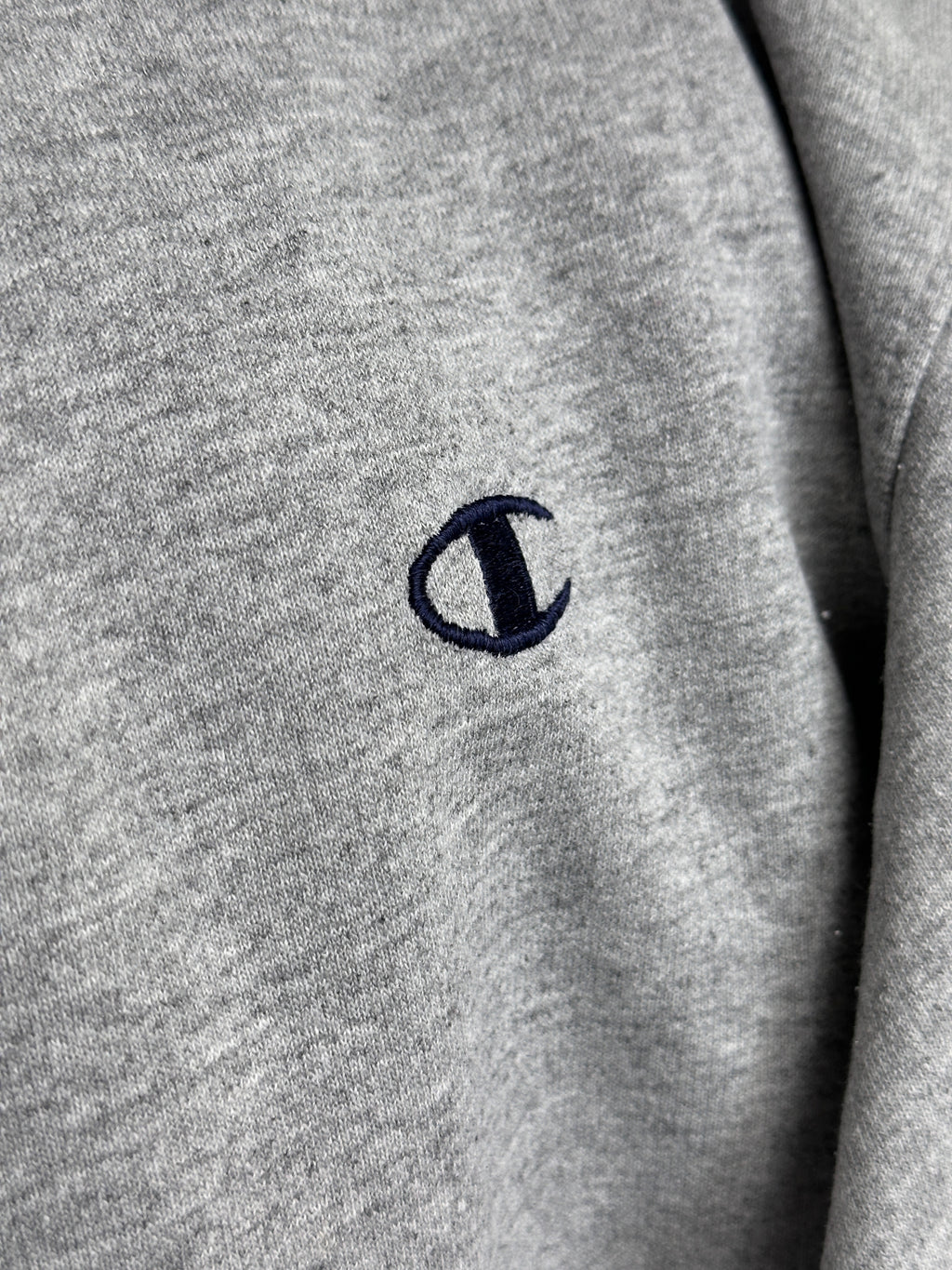 1980s Champion Heavy Sweater Grau M