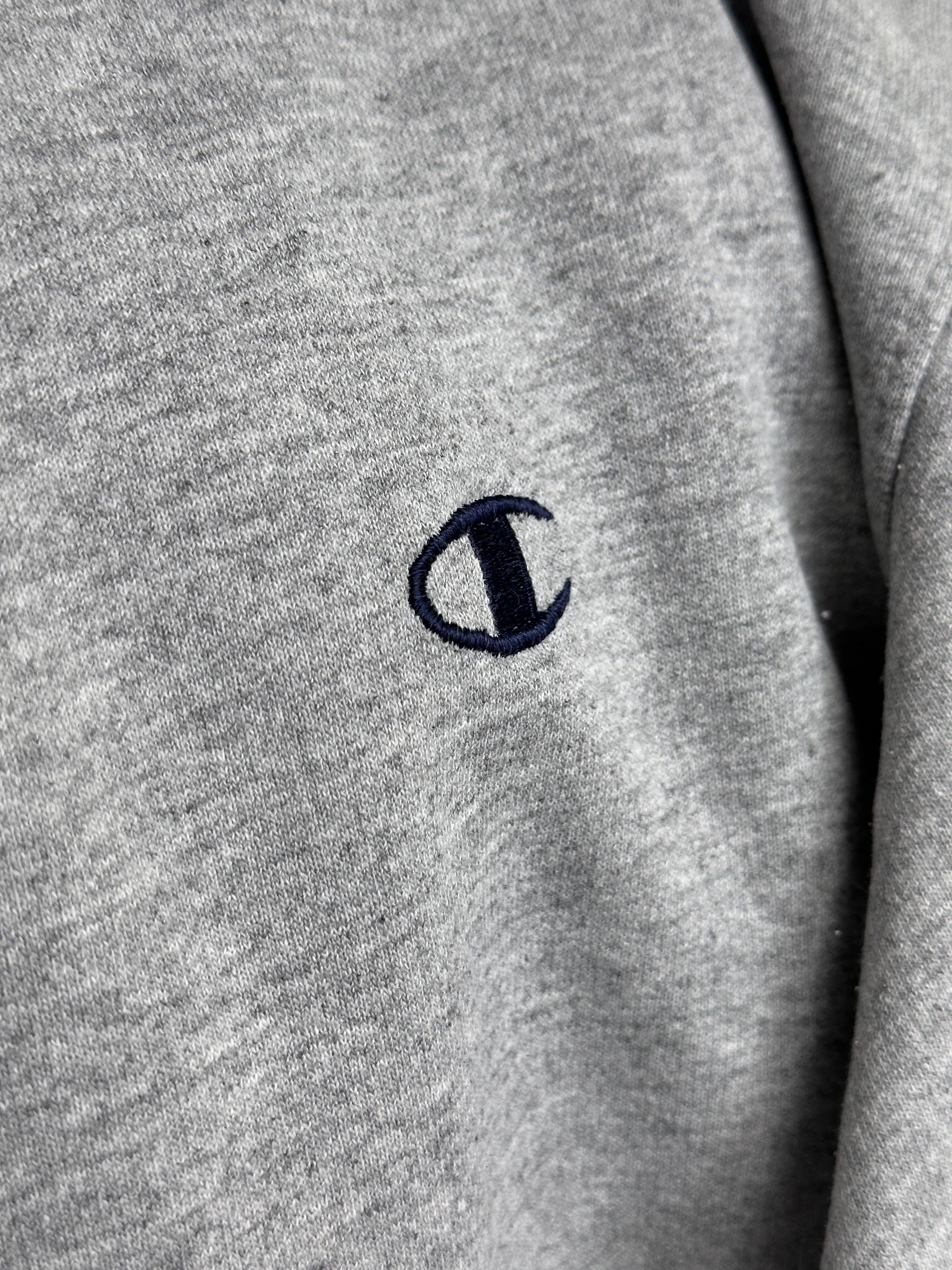 1980s Champion Heavy Sweater Grau M