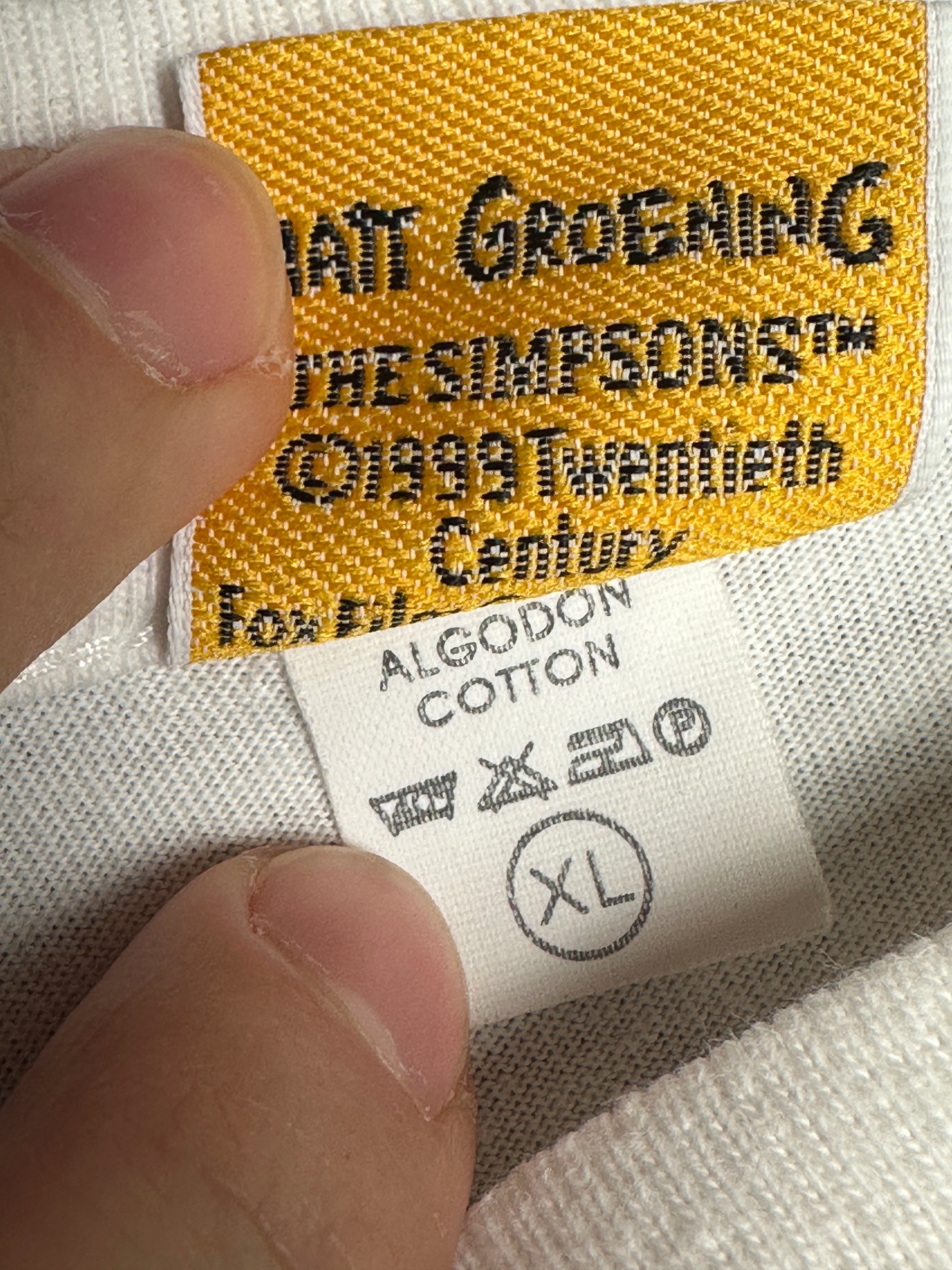 1999 The Simpsons Laughing Bart Archive T-Shirt XL