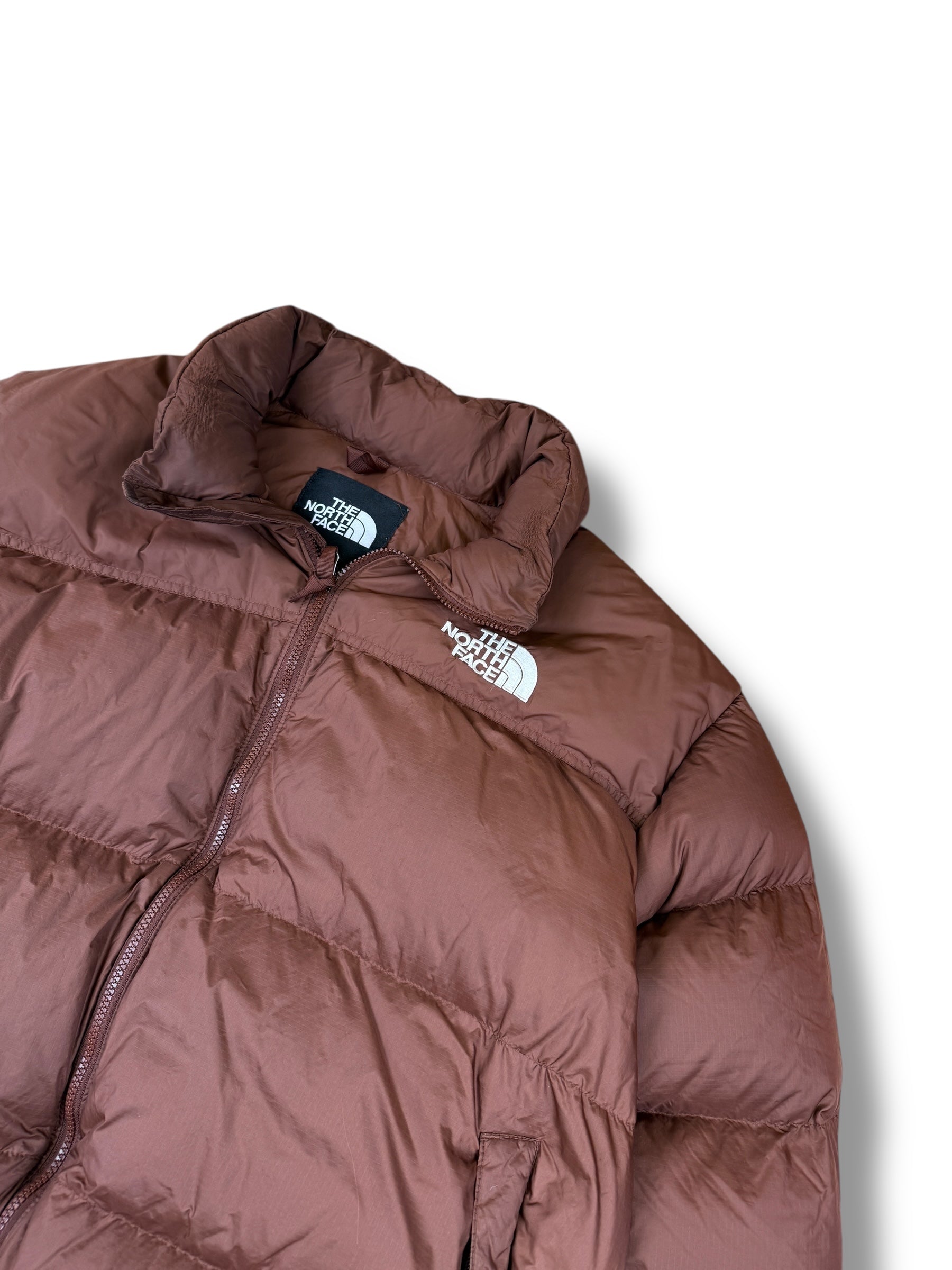 2010s The North Face 700 Nuptse Daunenjacke Braun | XXL