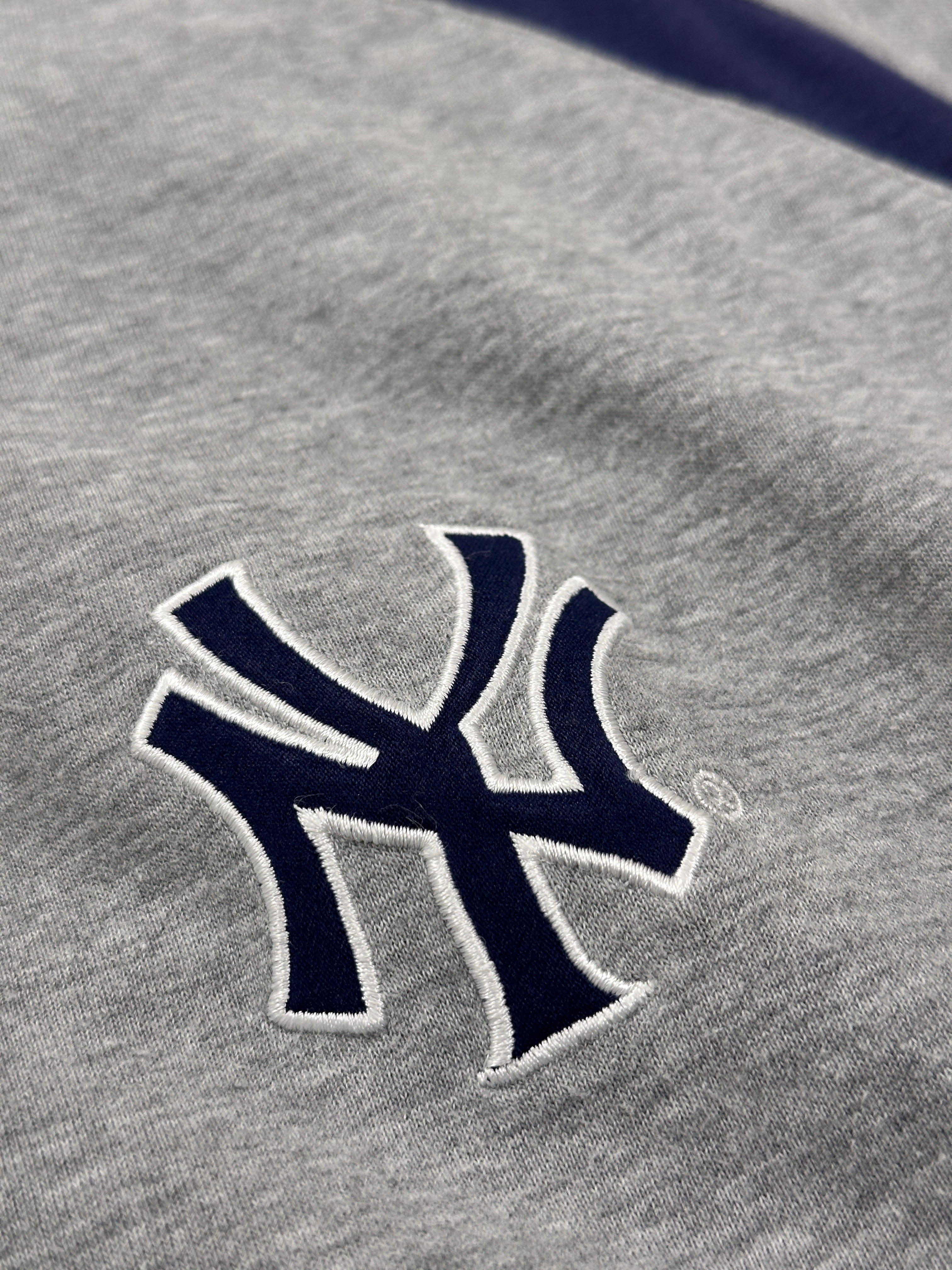 1990s New York Yankees T-Shirt Grau Blau MLB XXL