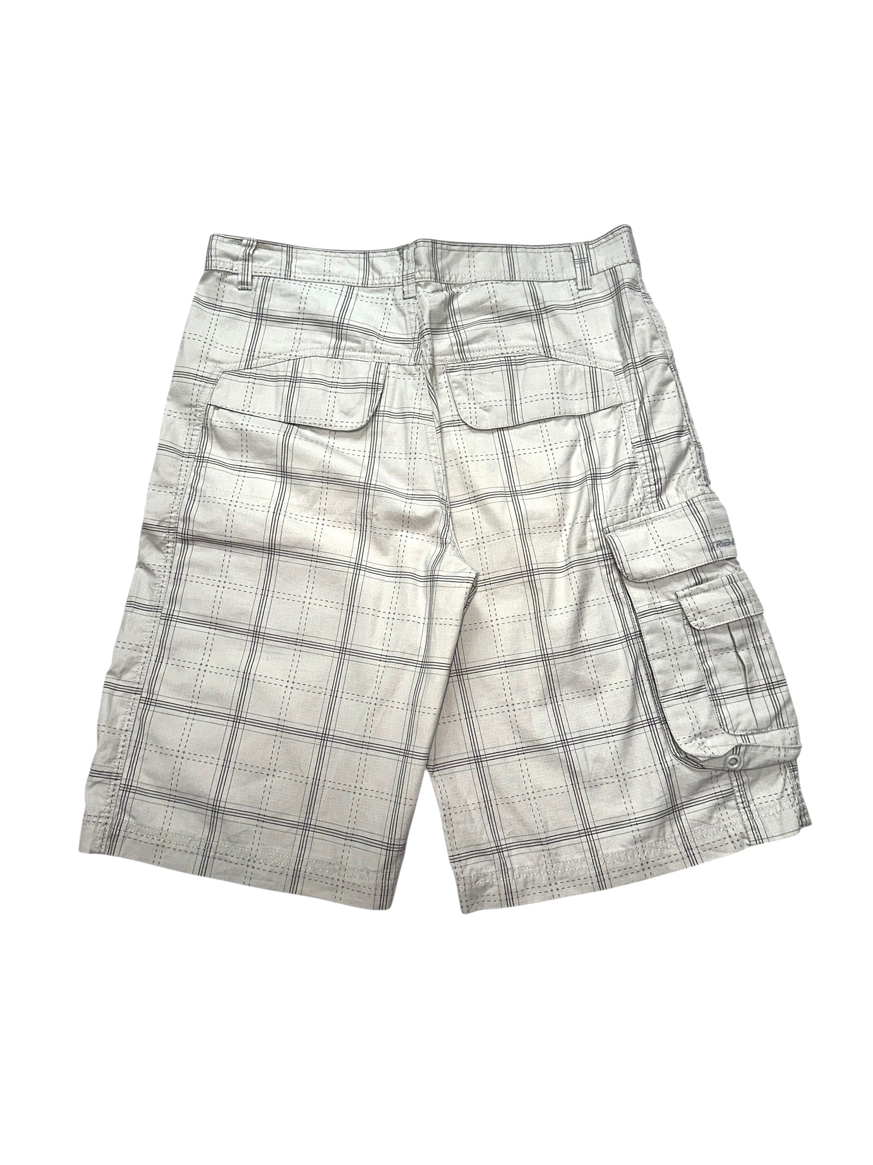 Y2k vintage cargo Shorts kariert beige M-L