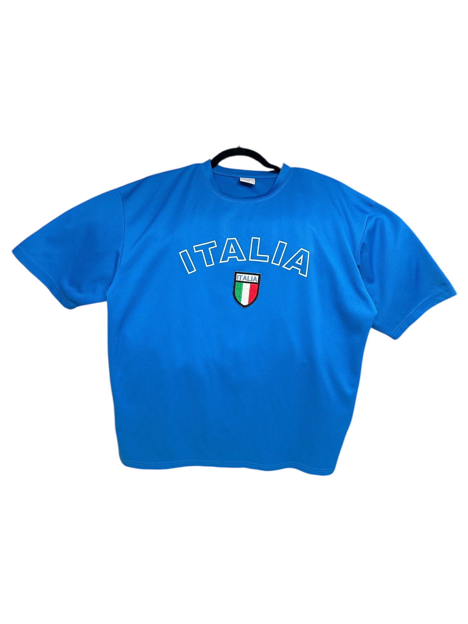 1990s Italia Sport T-Shirt Blau XL-XXL