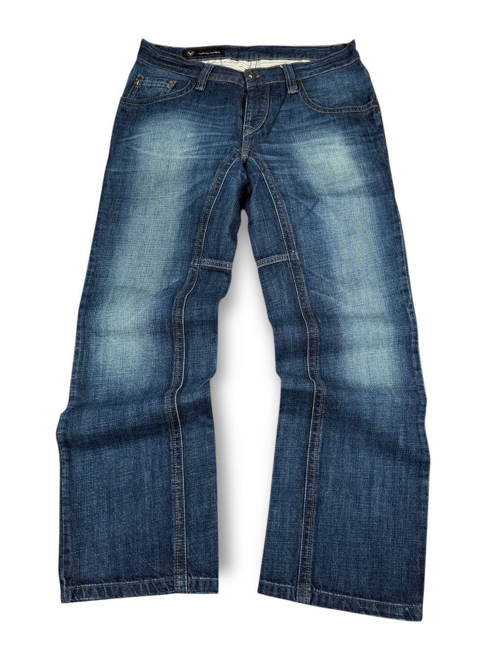 2000s Cordon Berlin 725 Premium Jeans Dunkelblau | M–L y2k
