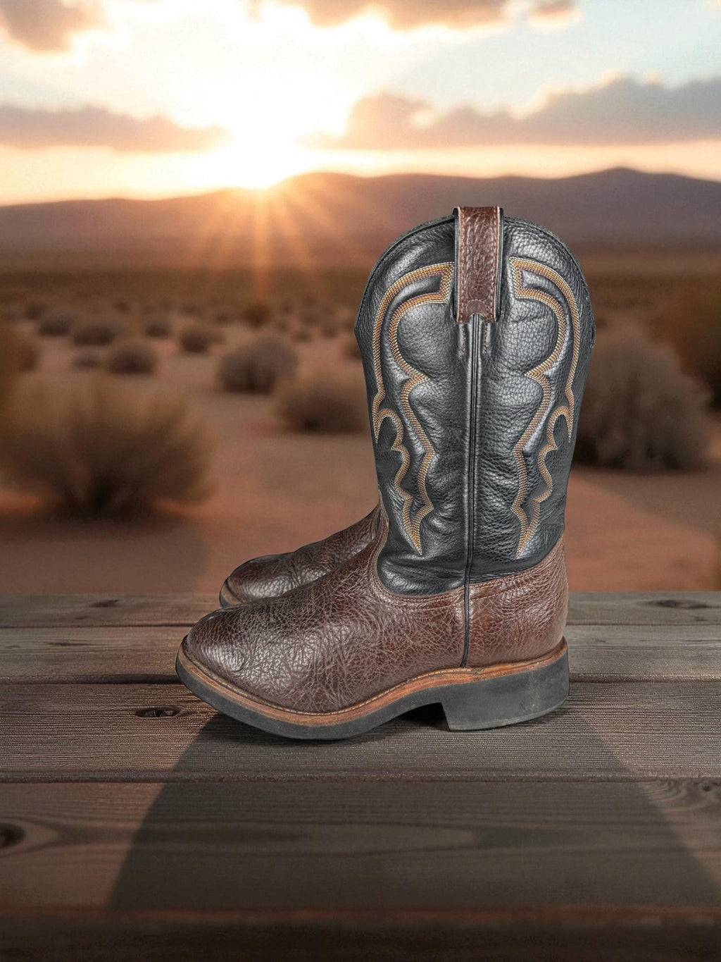 Vintage Boulet Western Boots Thinsulate braun Leder | US 9.5 (EU 43–44)