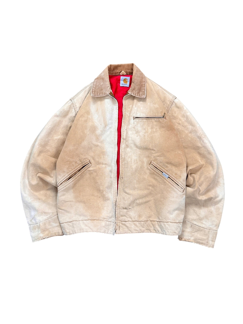 1990s Carhartt Detroit Workwear Jacke Used faded M