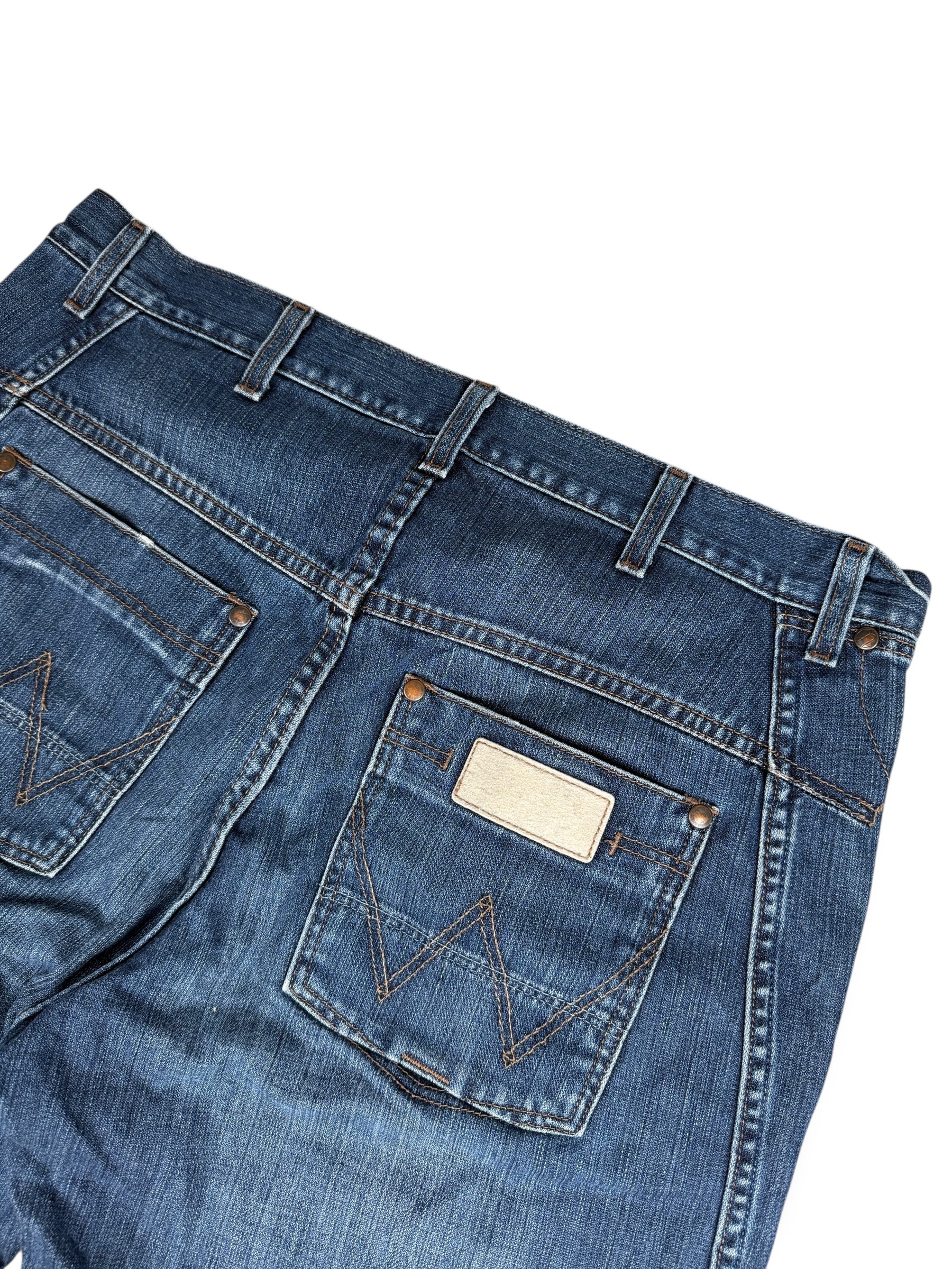 2000s Wrangler Flint Jeans Blau | L
