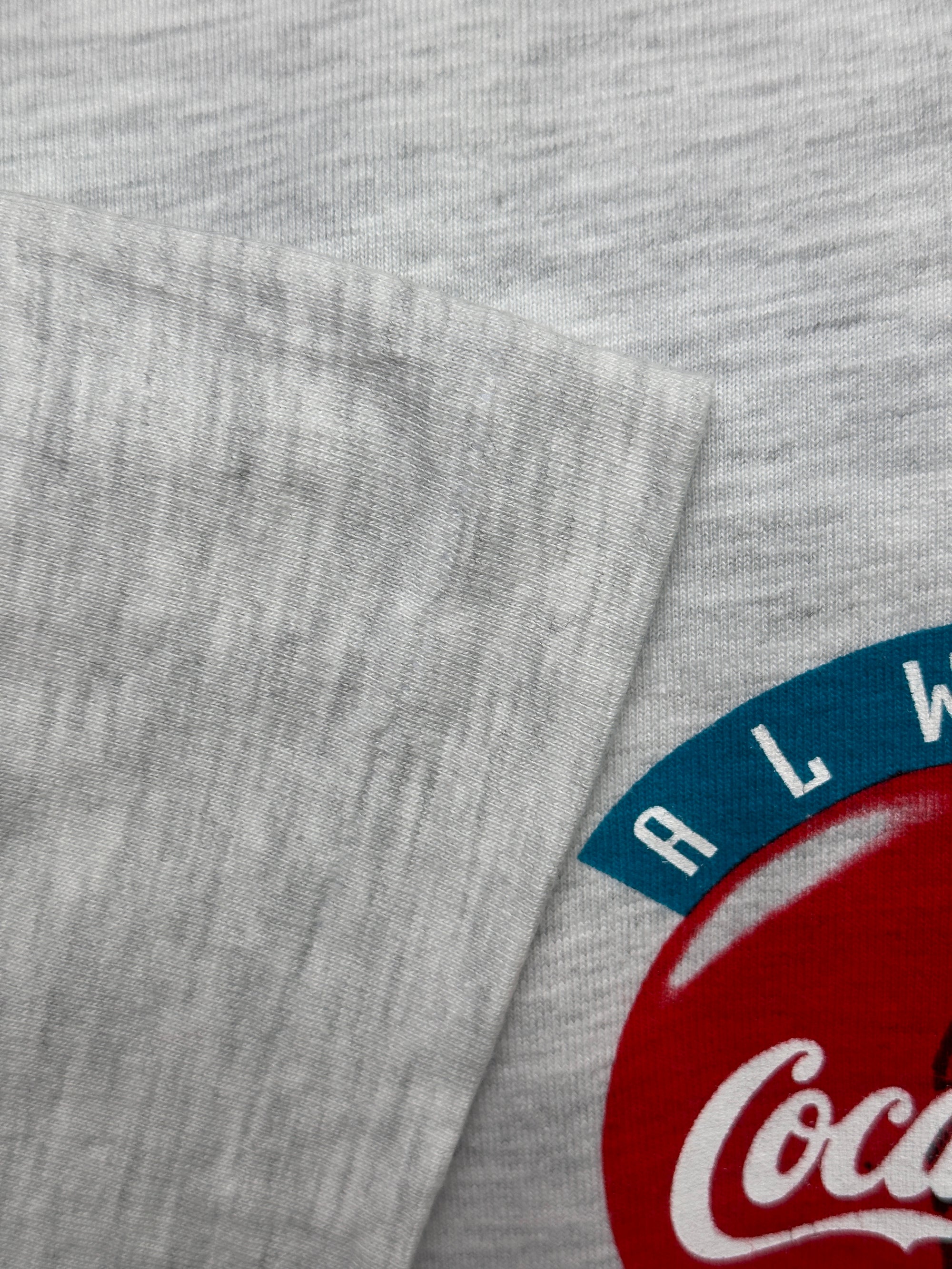1990s Hanes Beefy T-Shirt Single Stitch Always Coca Cola XL