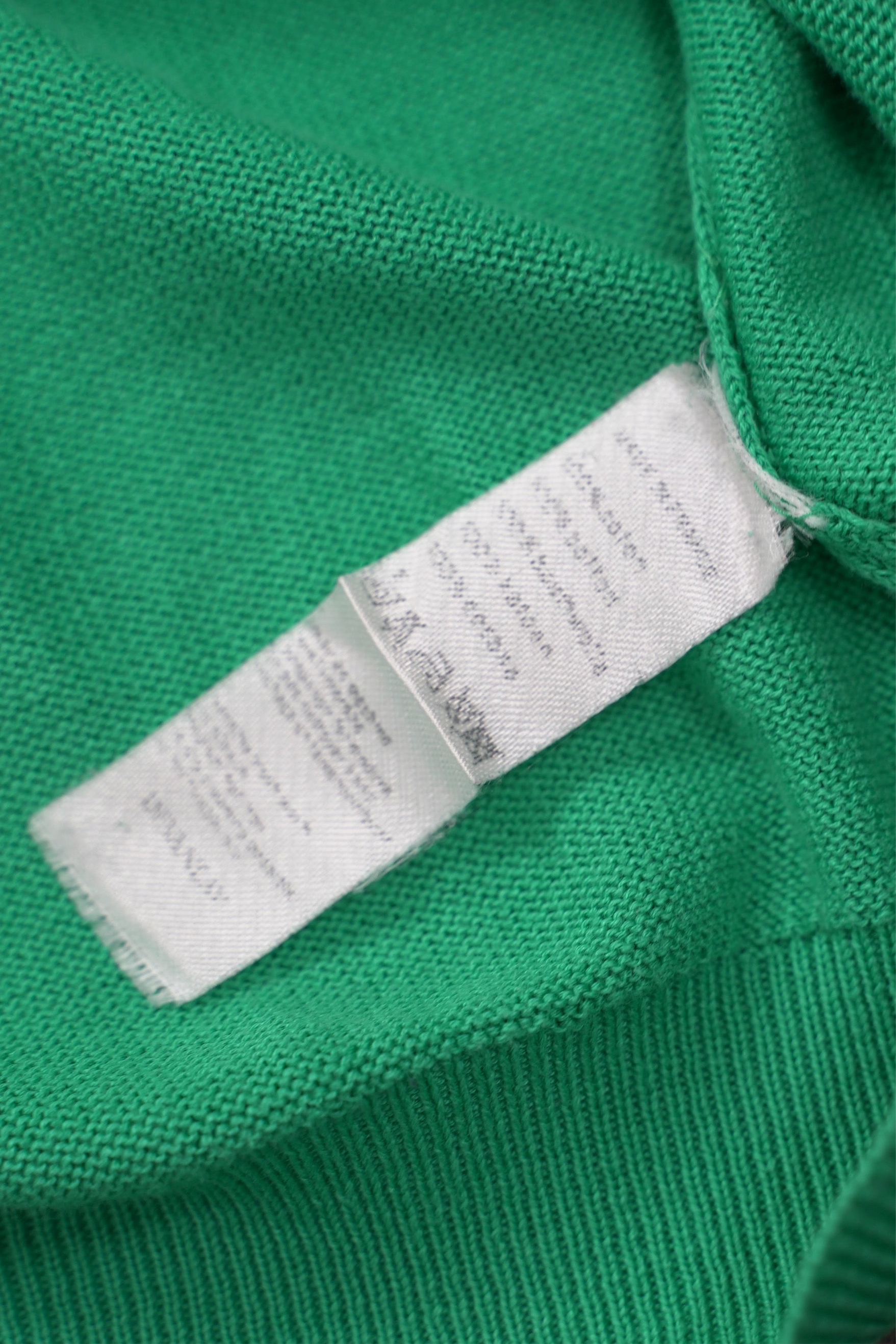 1990s Lacoste Vintage Pullunder Baumwolle Grün 6 / XL