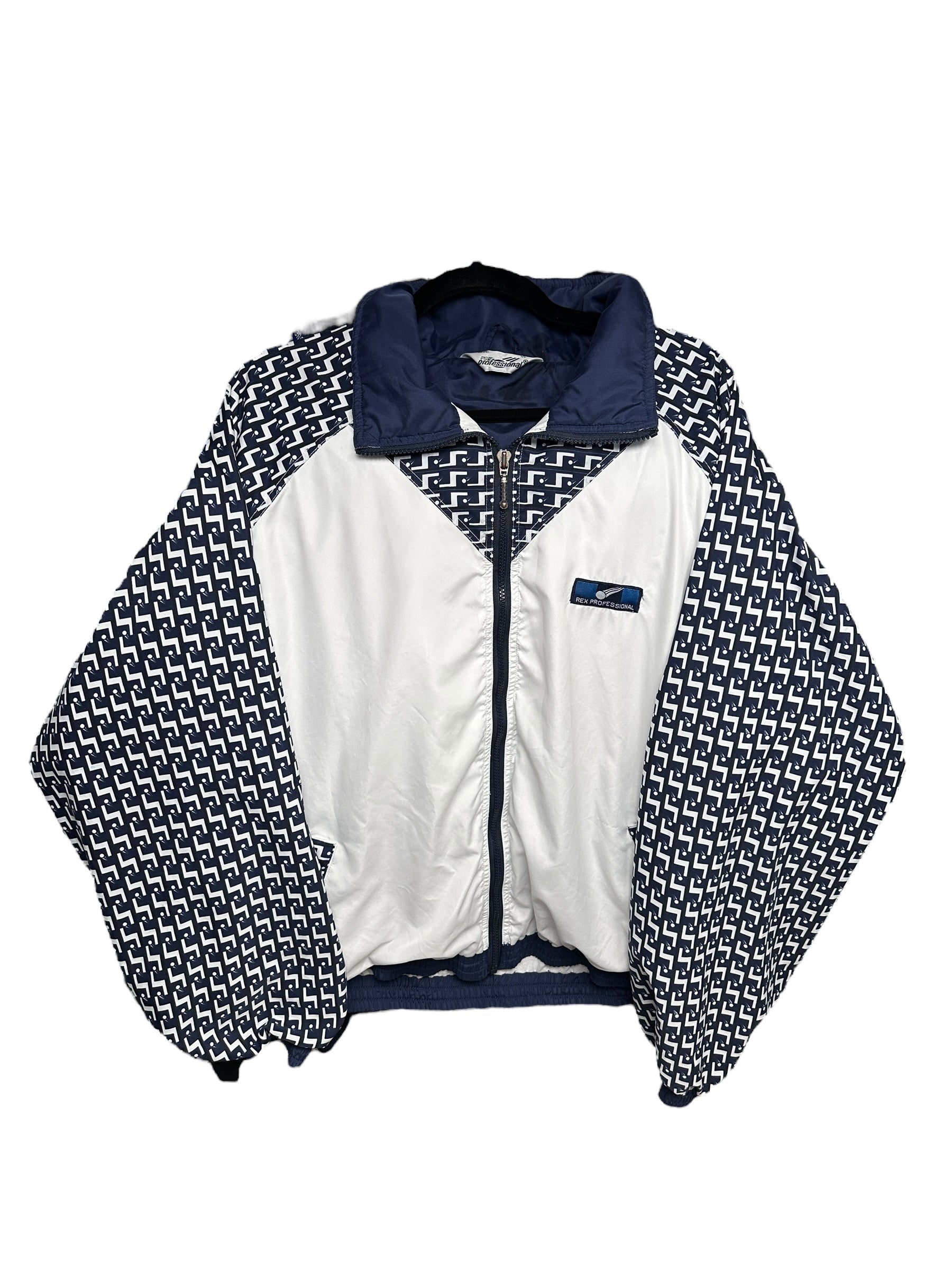 Y2k Tennis Rex Profssional Trackjacket Jacke XXL