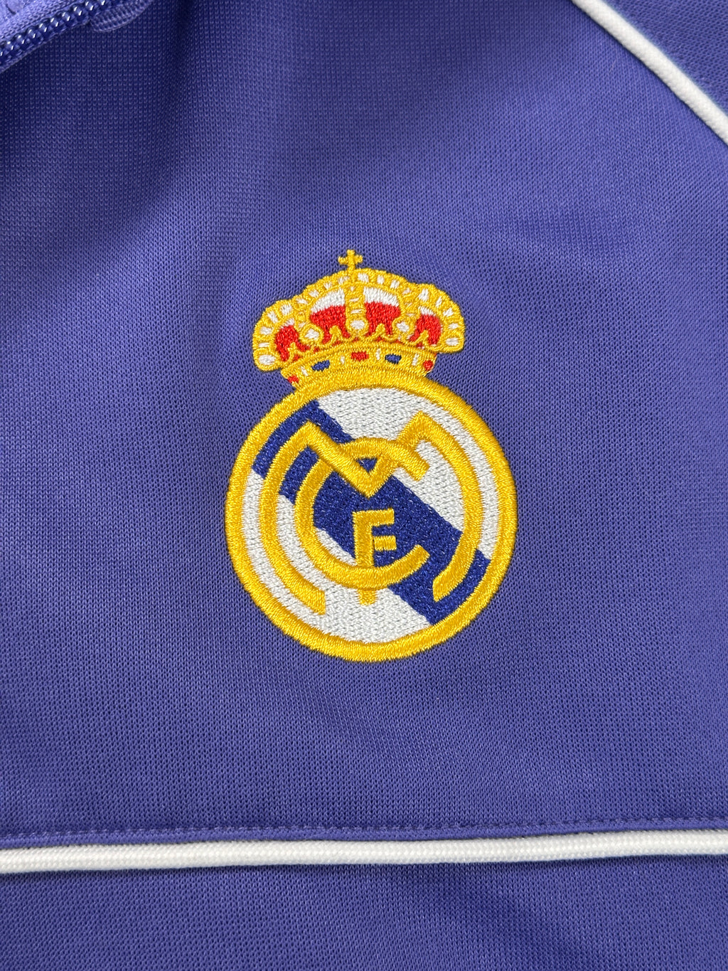 2000s Adidas x Real Madrid Vintage Trainingsjacke | Lila L