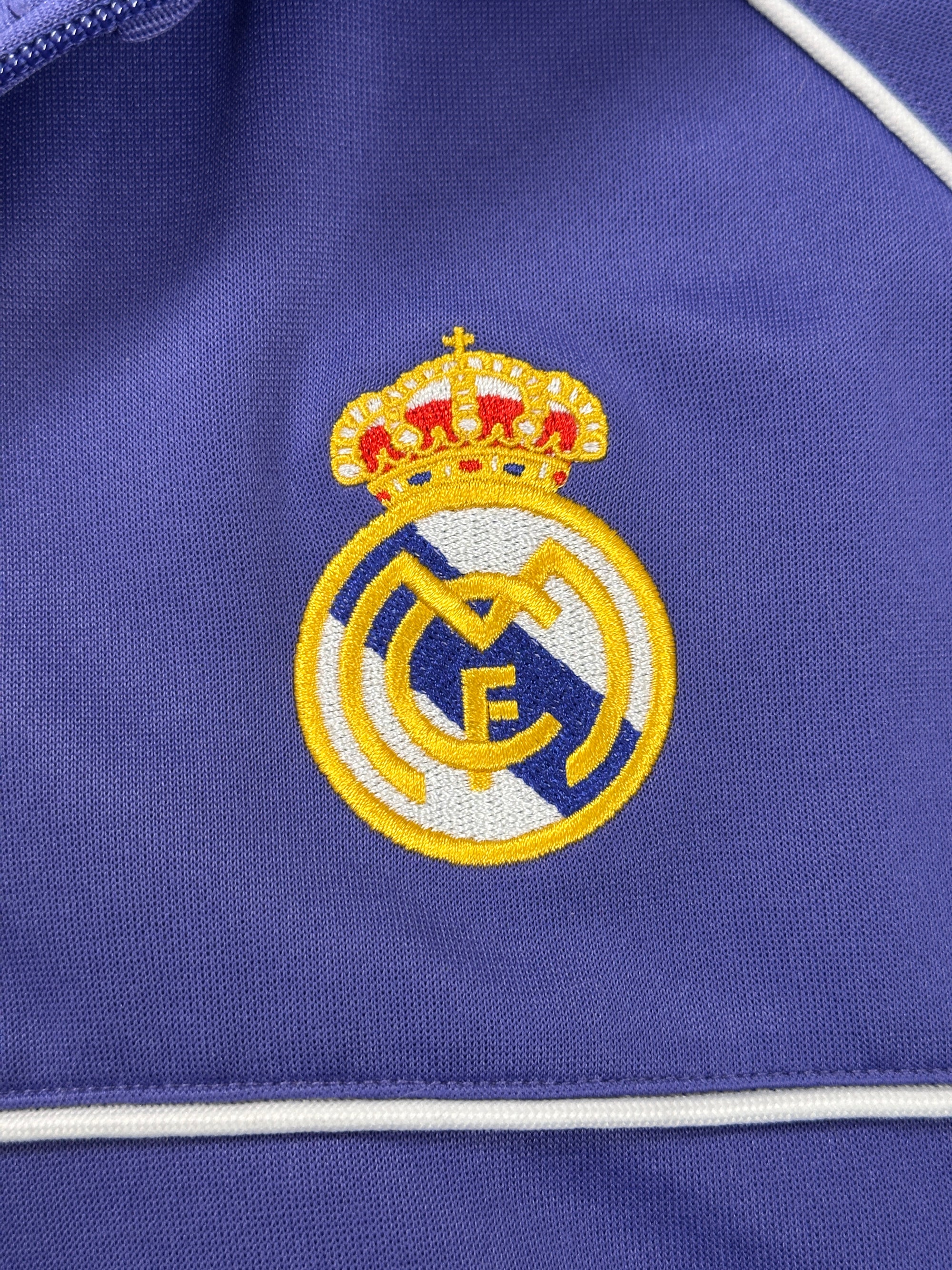 2000s Adidas x Real Madrid Vintage Trainingsjacke | Lila L