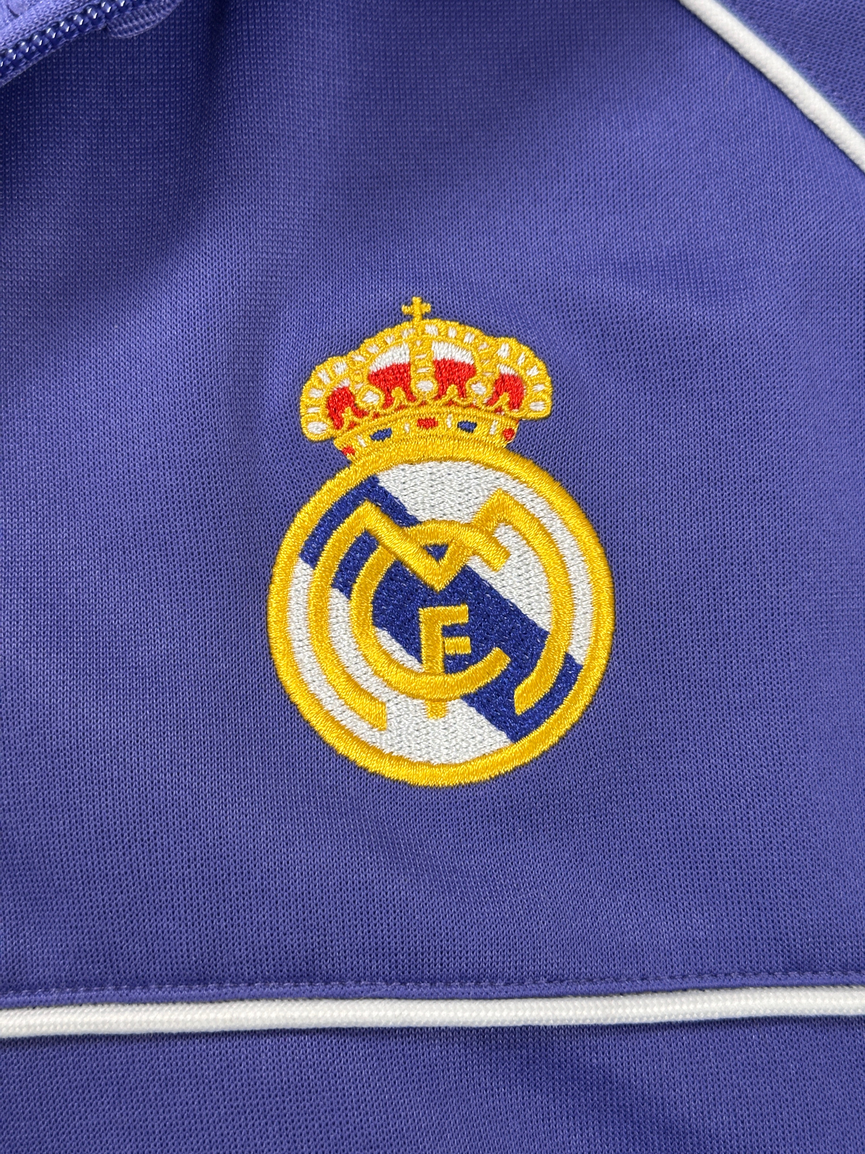 2000s Adidas x Real Madrid Vintage Trainingsjacke | Lila L
