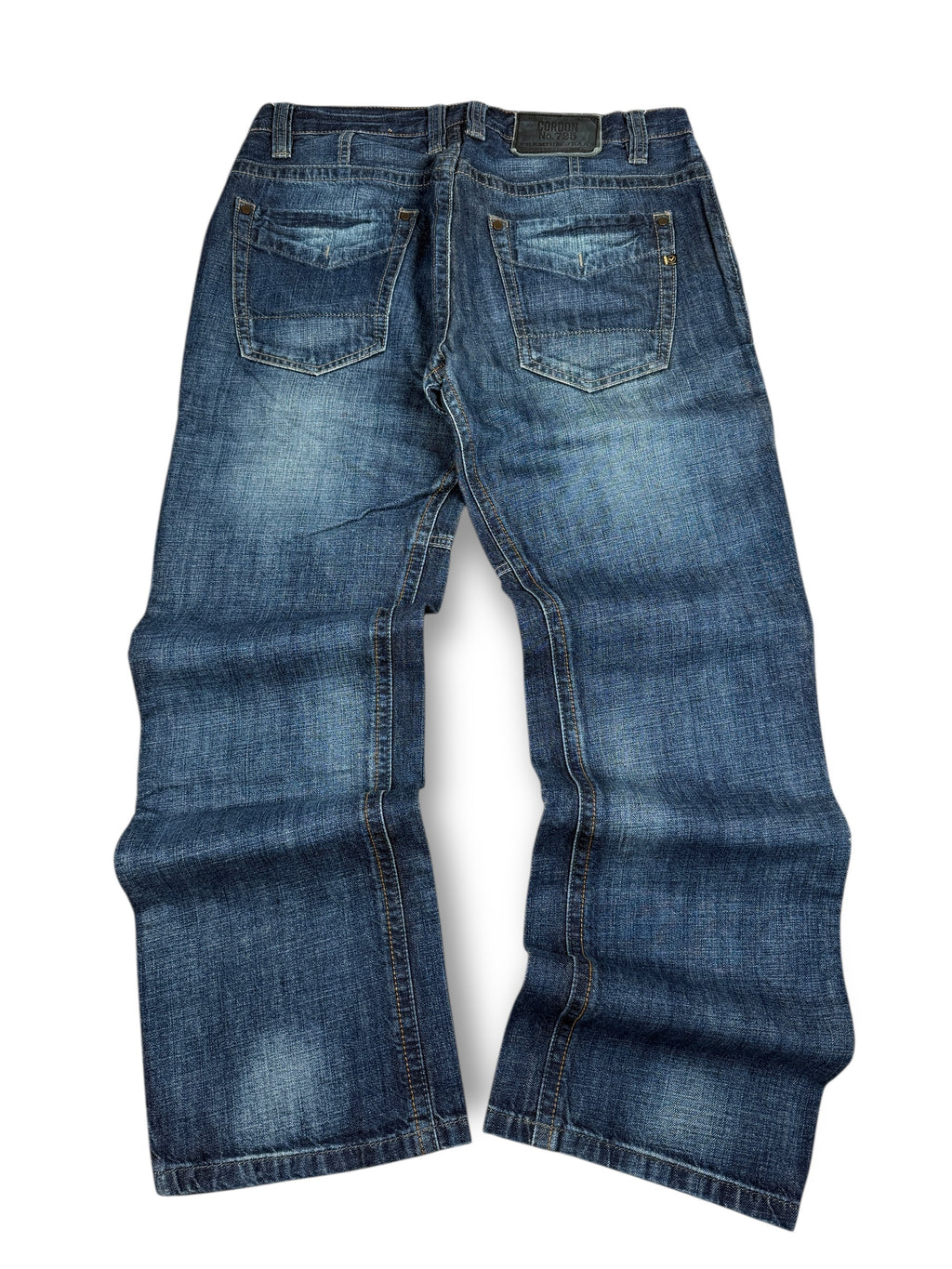 2000s Cordon Berlin 725 Premium Jeans Dunkelblau | M–L y2k