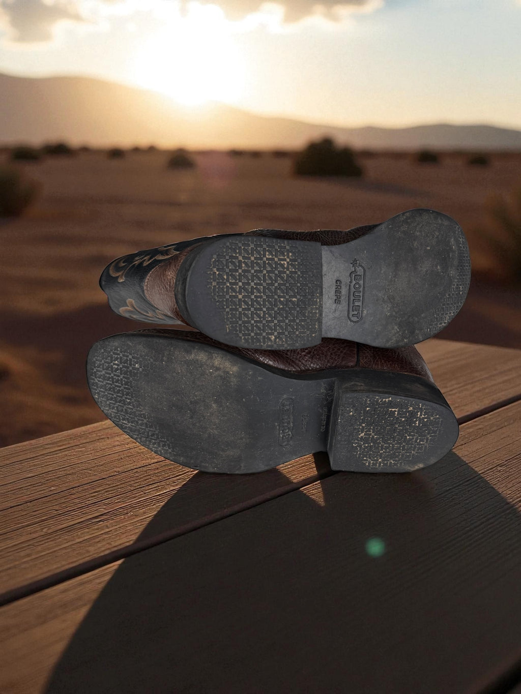 Vintage Boulet Western Boots Thinsulate braun Leder | US 9.5 (EU 43–44)