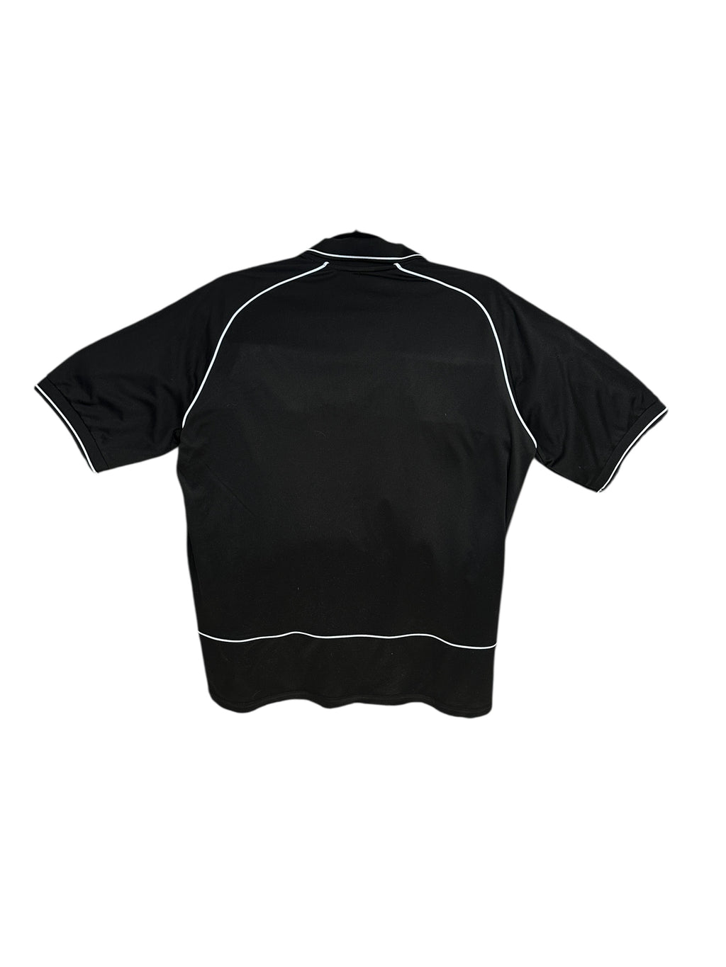 Y2K Nike 2000s Sport Zip Polo Shirt Schwarz